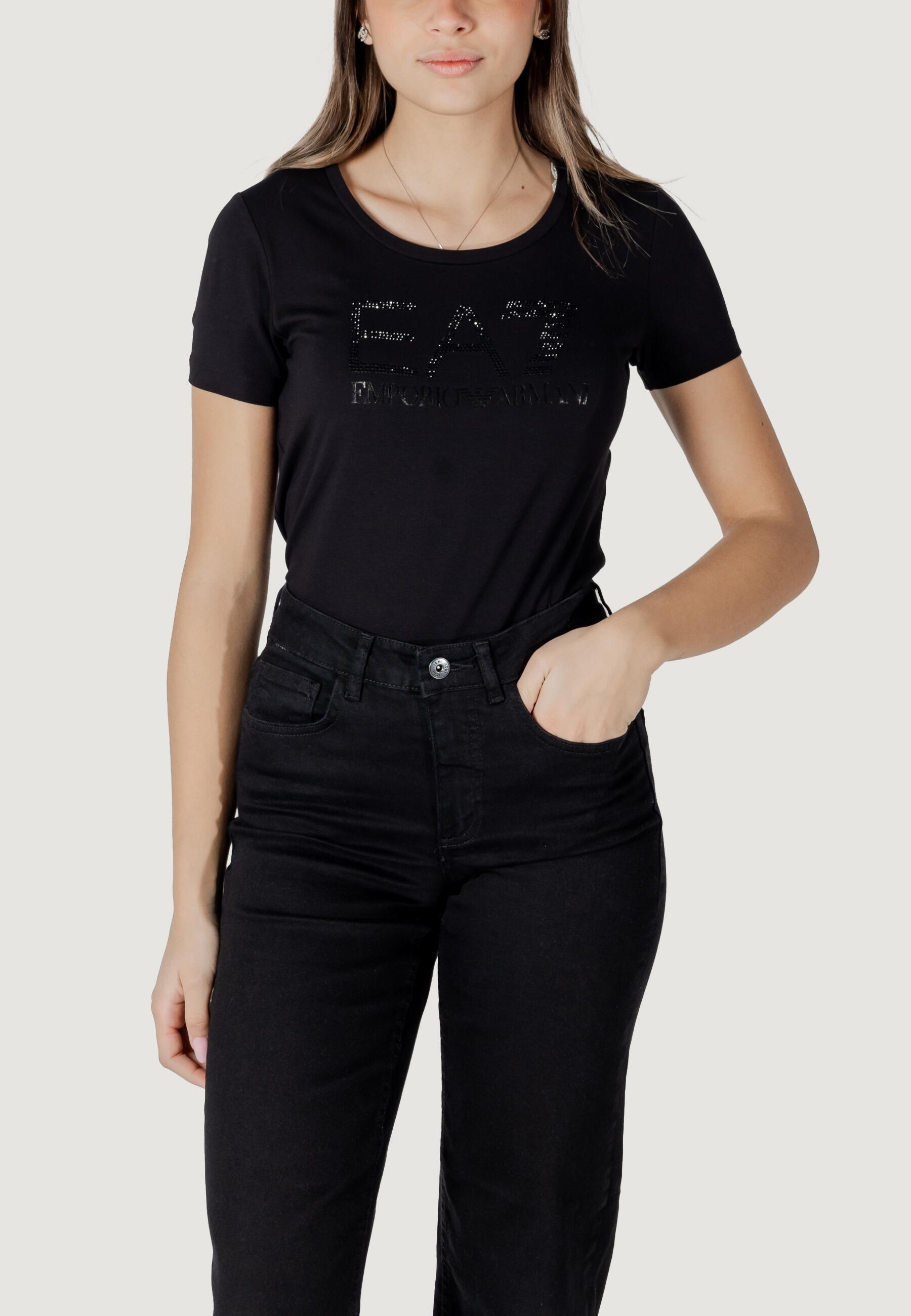t-shirt crop top  FEMME NOIR 1/5