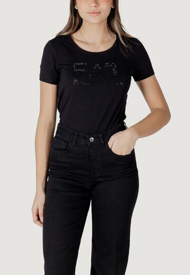 t-shirt crop top FEMME NOIR