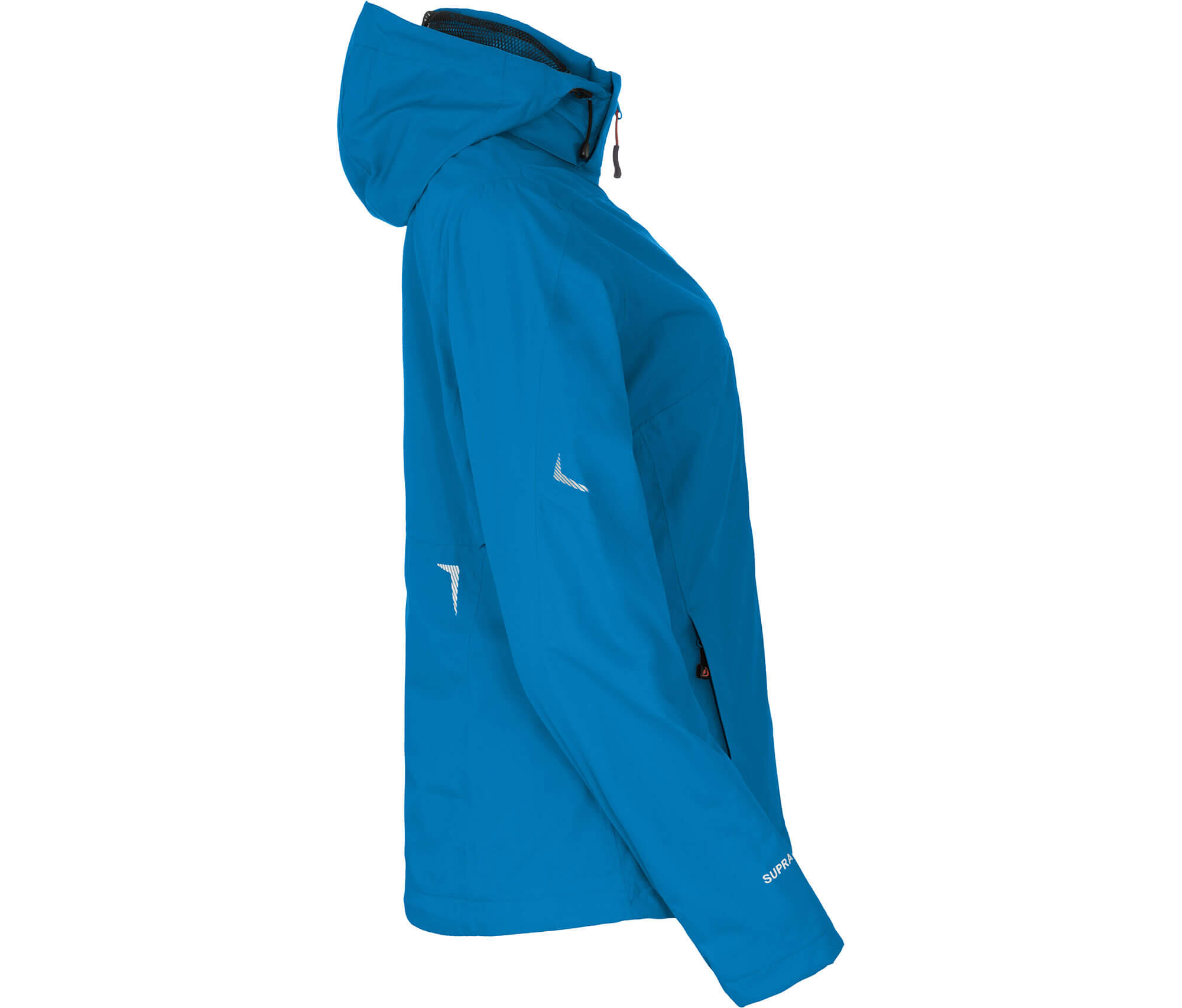 Rad-Regenjacke Netzfutter, 12000 mm Wassersäule Blau 4/7