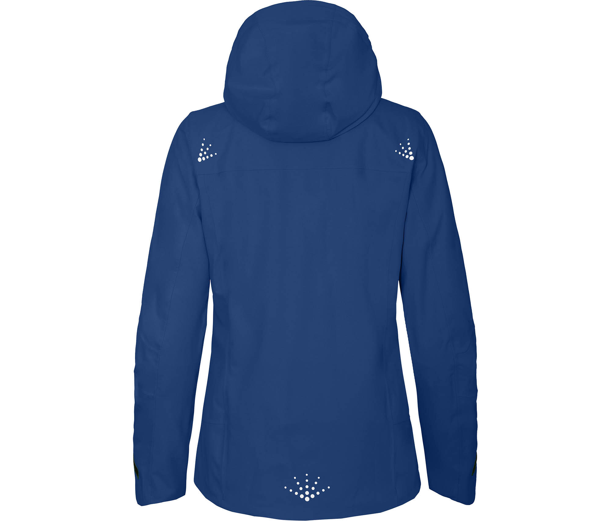 Regenjacke leicht wattiert, recycelt, 20000 mm Wassersäule Blau 4/6