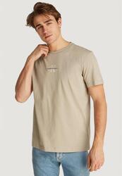 t-shirt crop top MONOLOGO TEE HOMME BEIGE