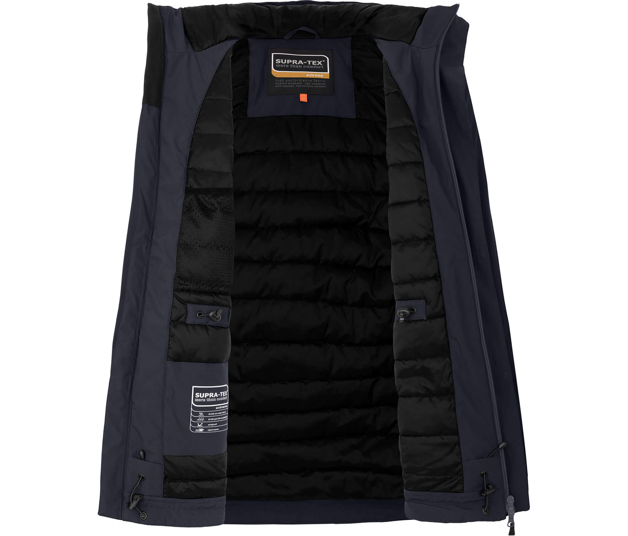 Winter-Parka warm wattiert, 20000 mm Wassersäule, Innen Steppung Blau 4/5