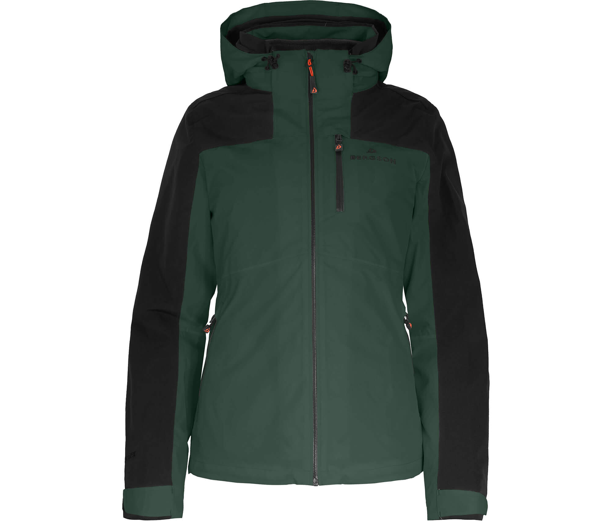 Regenjacke Fleece Innenjacke, 20000 mm Wassersäule Grün 2/7