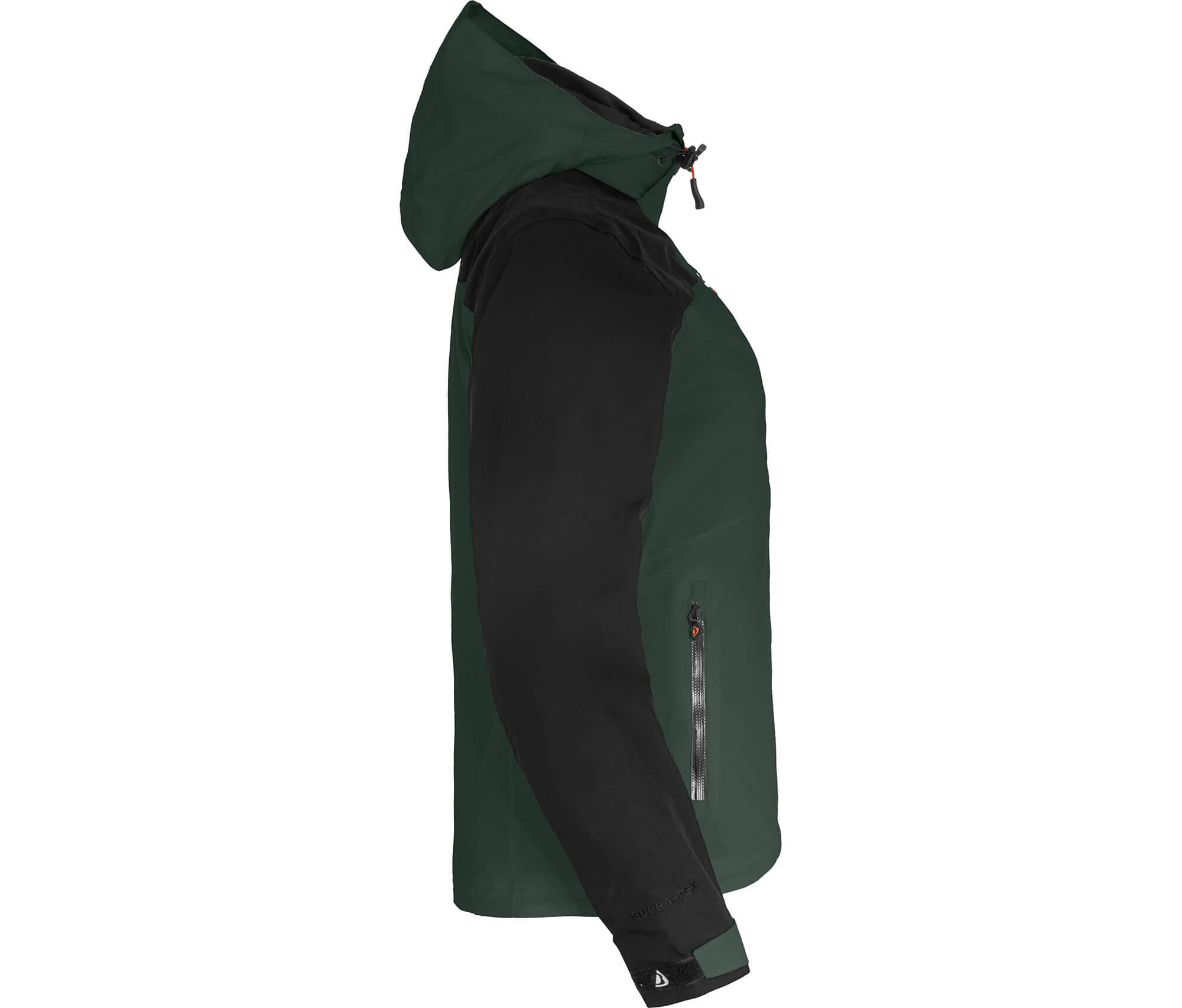 Regenjacke Fleece Innenjacke, 20000 mm Wassersäule Grün 3/7