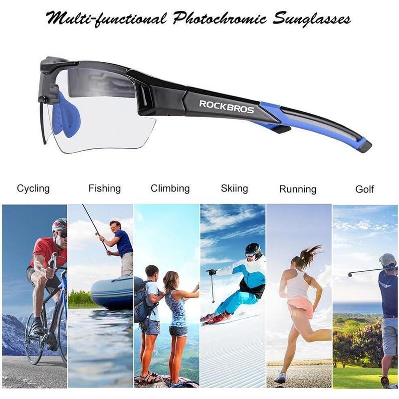 Ochelari de soare biciclete de oras fotocromatici, negru