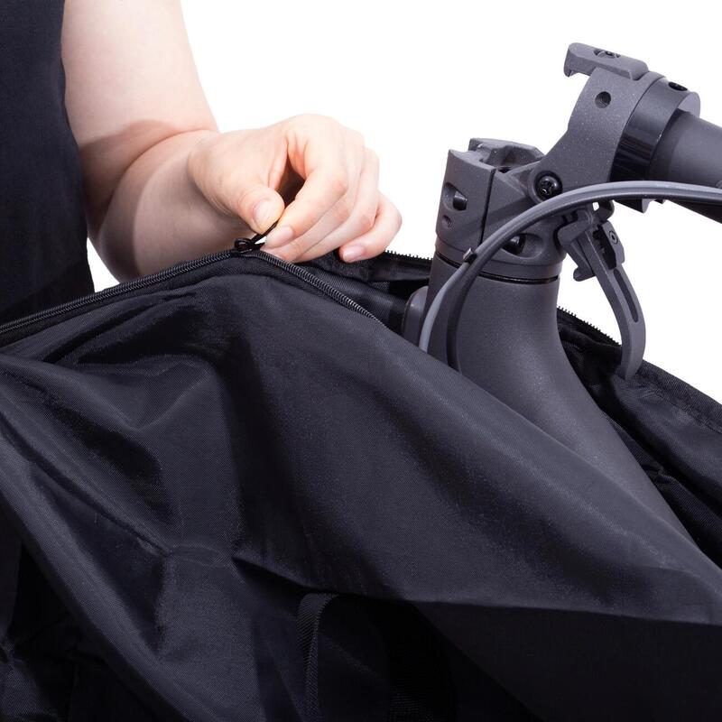 Husă de voiaj biciclete de oras impermeabilă ușor de transportat Negru