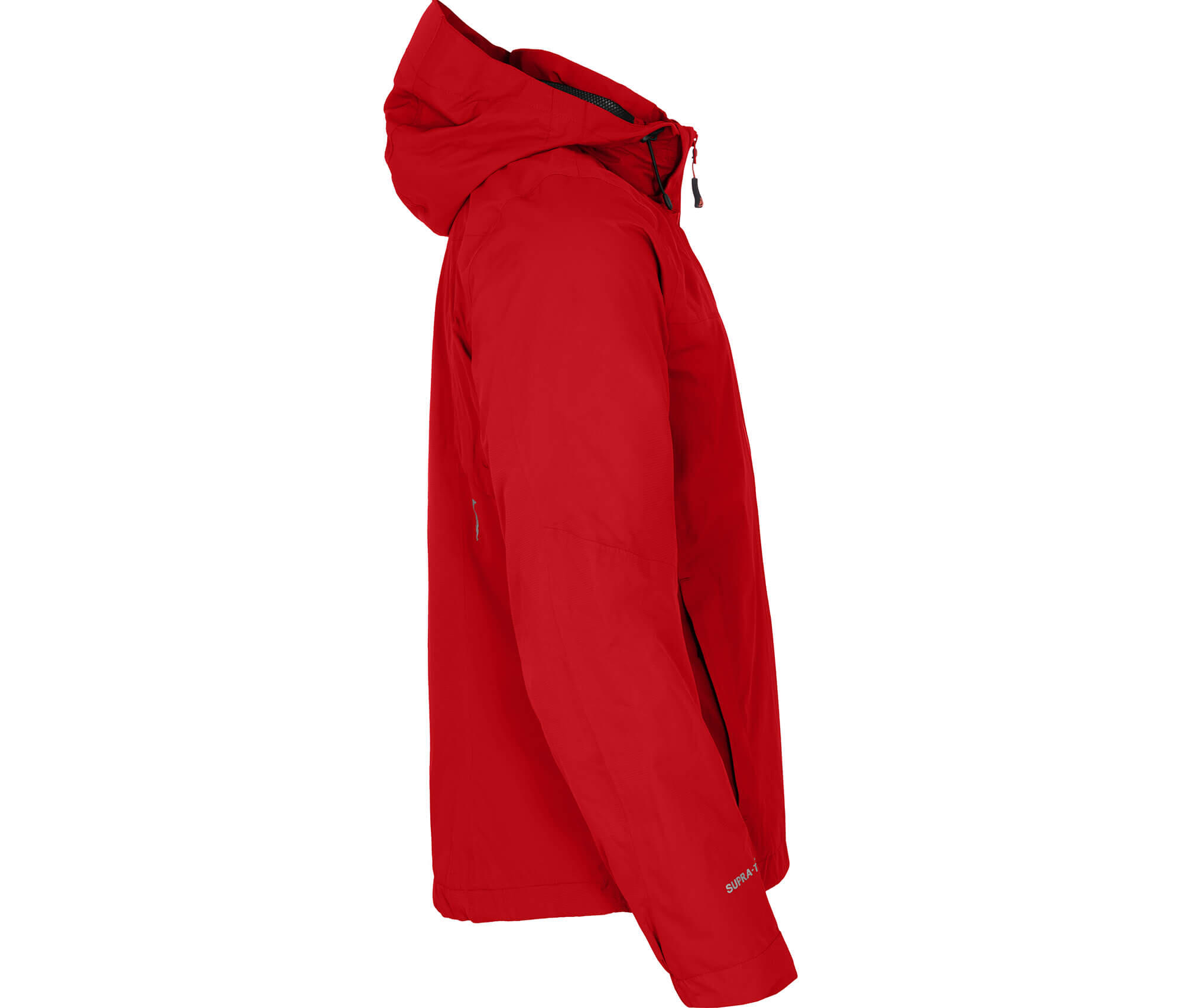 Rad-Regenjacke Netzfutter, 12000 mm Wassersäule rot 4/5