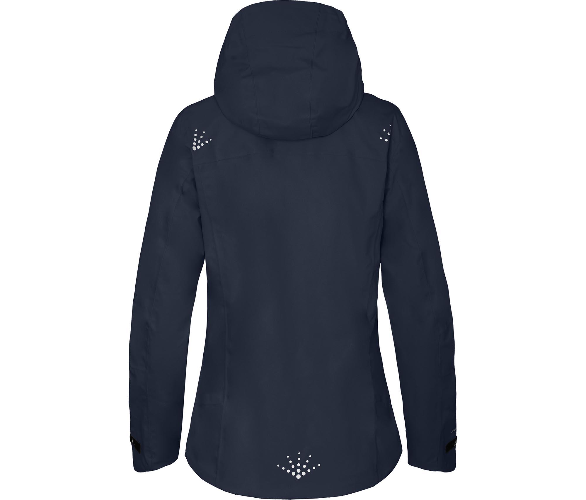 Regenjacke recycelt, Netzfutter, 20000 mm Wassersäule Blau 4/7