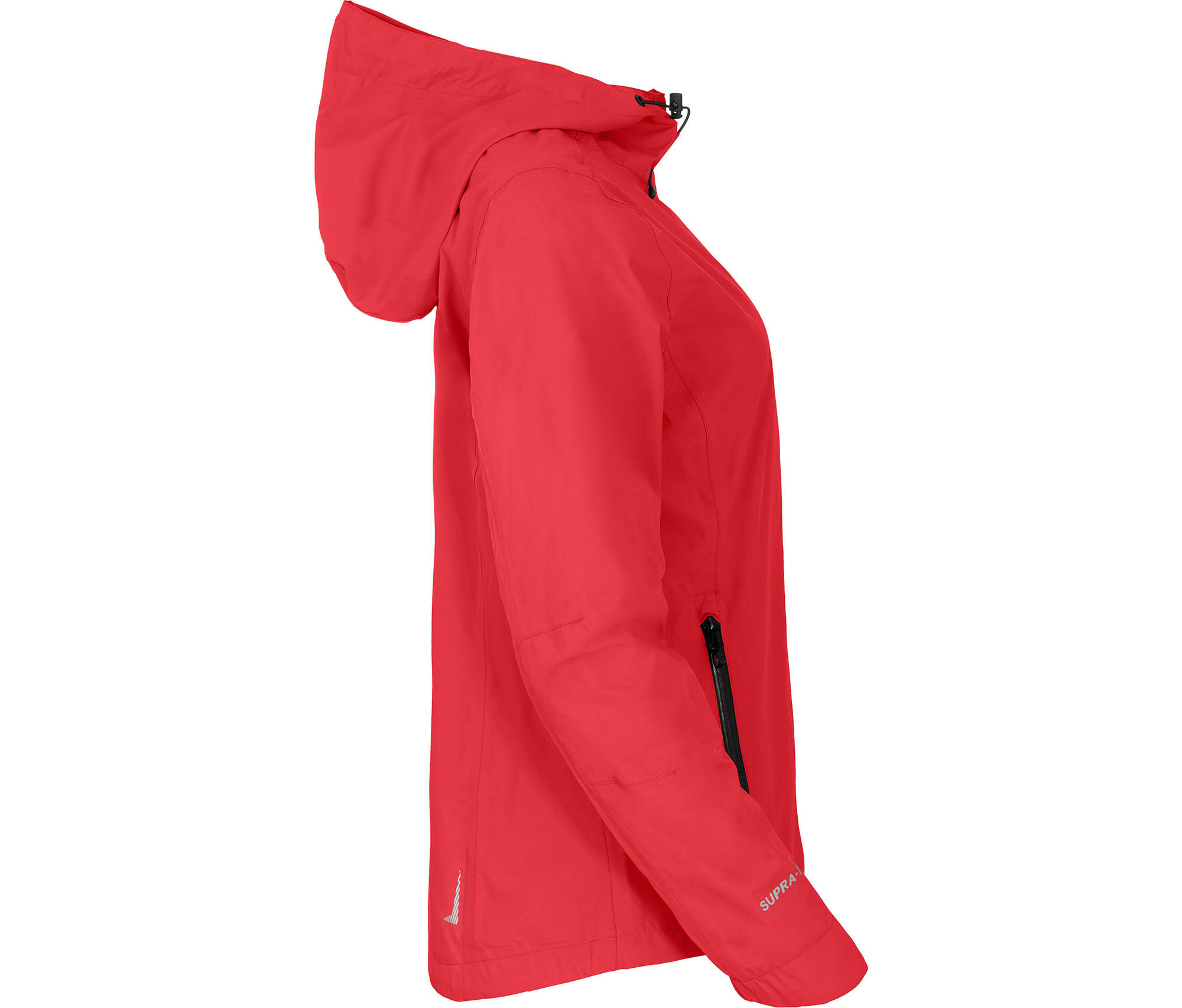 Regenjacke Netzfutter, 12000 mm Wassersäule rot 3/5