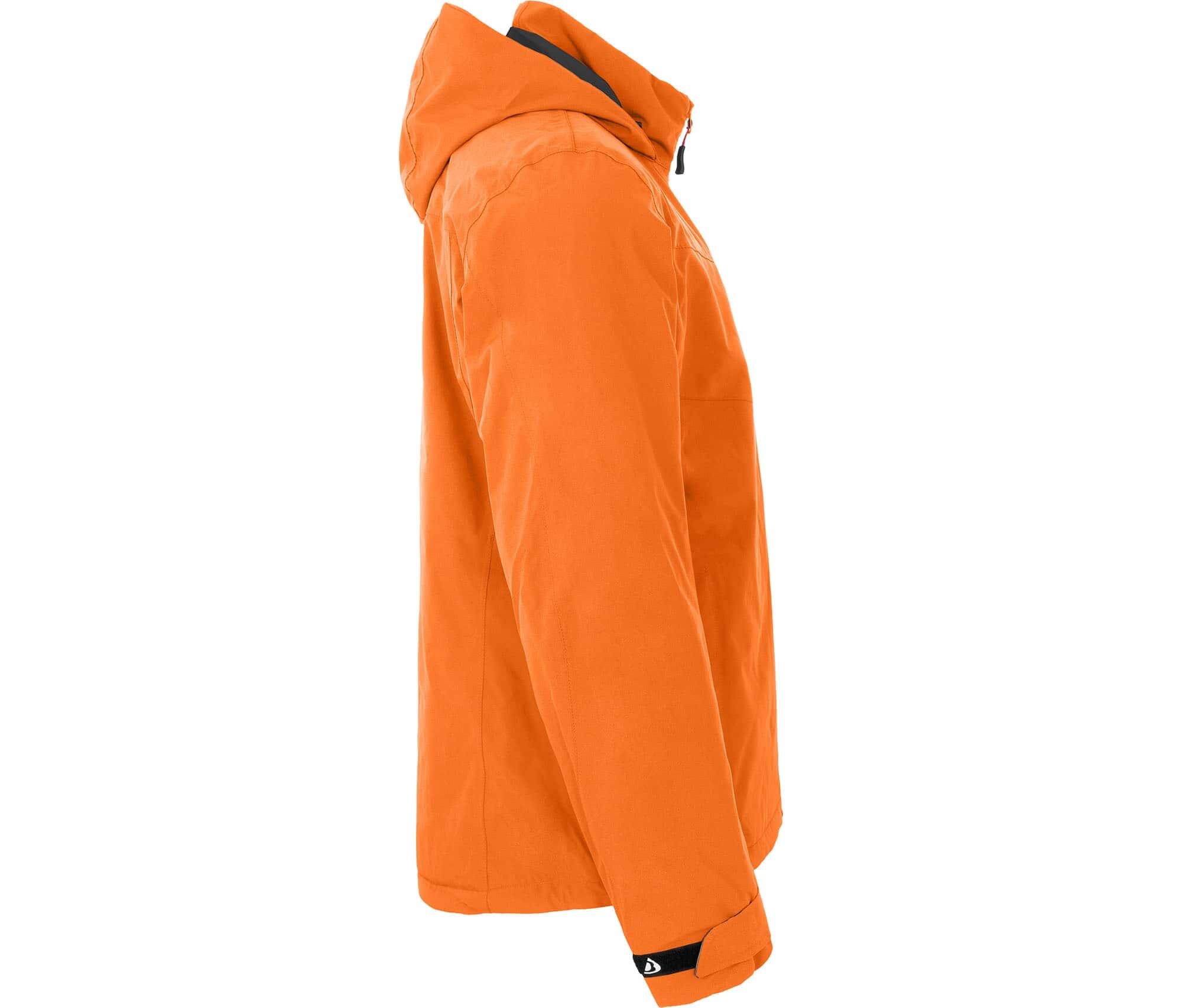 Regenjacke Netzfutter, 20000 mm Wassersäule Orange 3/4