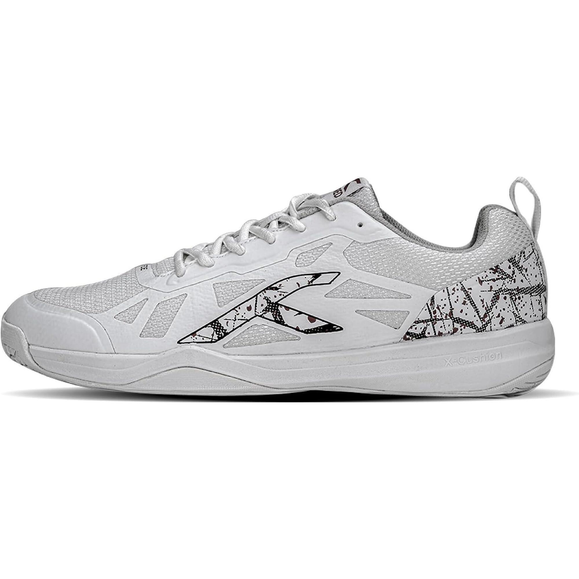 Hundred - Hundred Blade Chaussures Badminton Homme – Blanc/noir, Non-marking, 45 - Chaussures De Sport - Blanc|noir - Decathlon