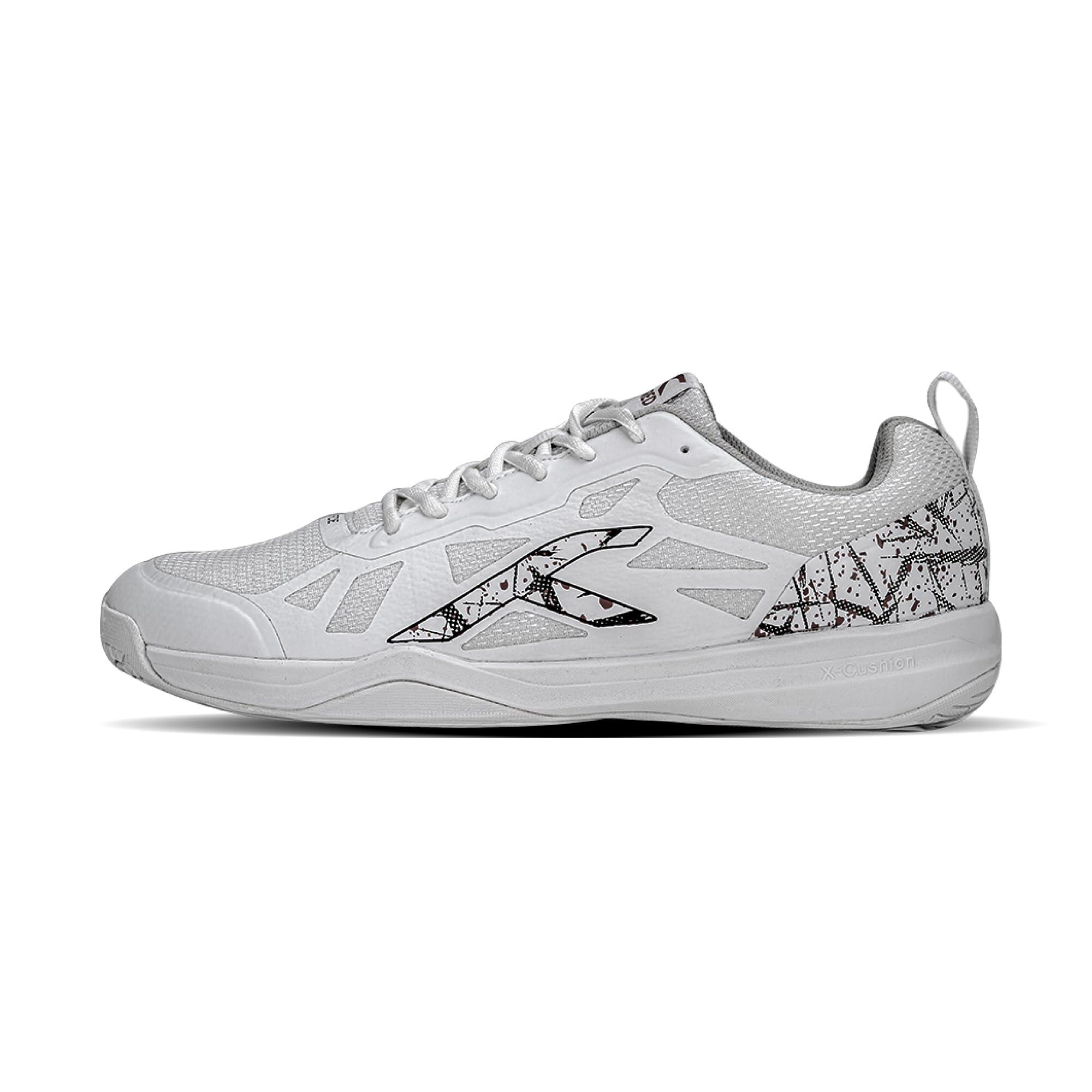 HUNDRED Herren Hallenschuhe Blade White/Black EU 45/UK 11/US 12 – Non-Marking 2/7