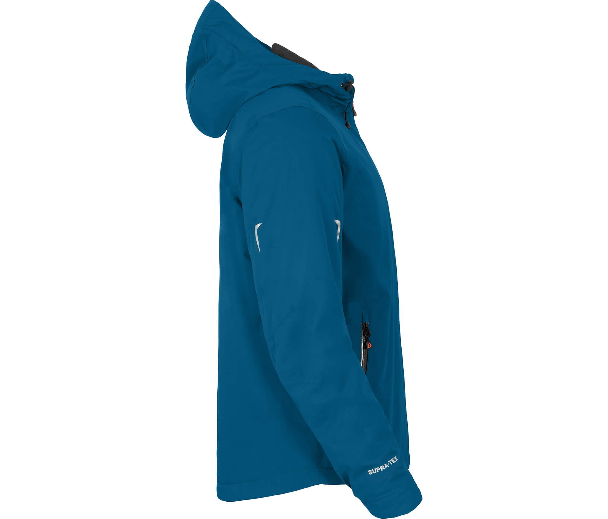 Regenjacke leicht wattiert, 12000 mm Wassersäule Blau 3/5