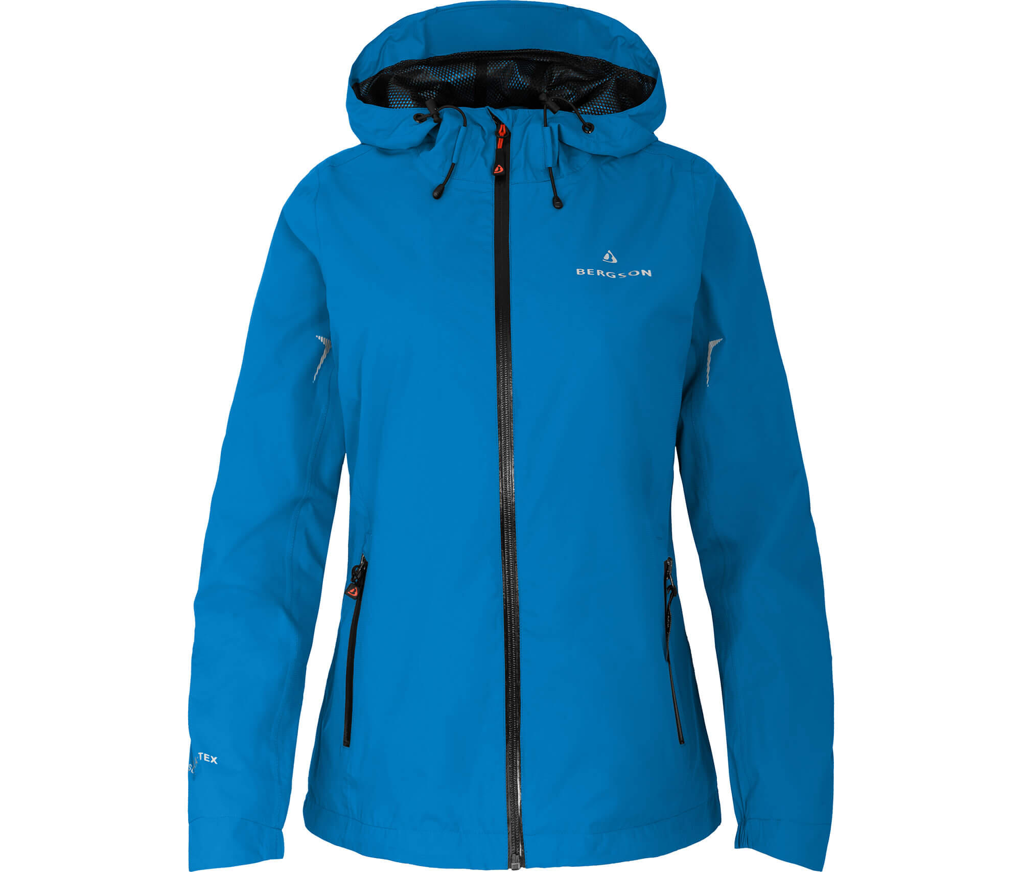 Regenjacke Netzfutter, 12000 mm Wassersäule Blau 2/5