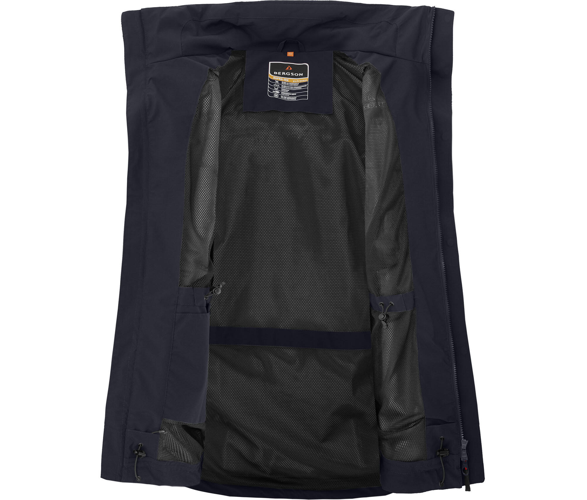 Sommer-Parka Netzfutter, 20000 mm Wassersäule Blau 5/5