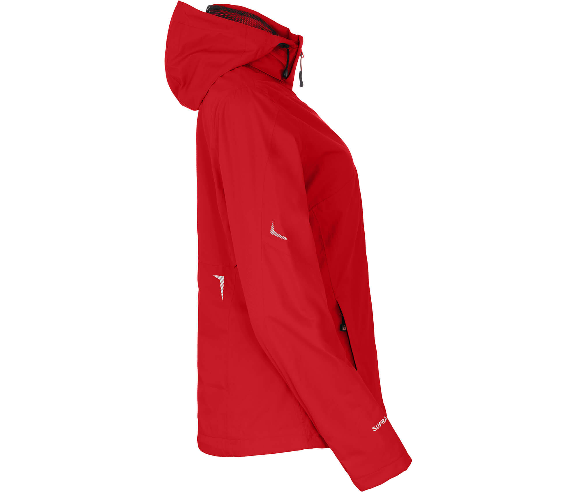 Rad-Regenjacke Netzfutter, 12000 mm Wassersäule rot 4/7