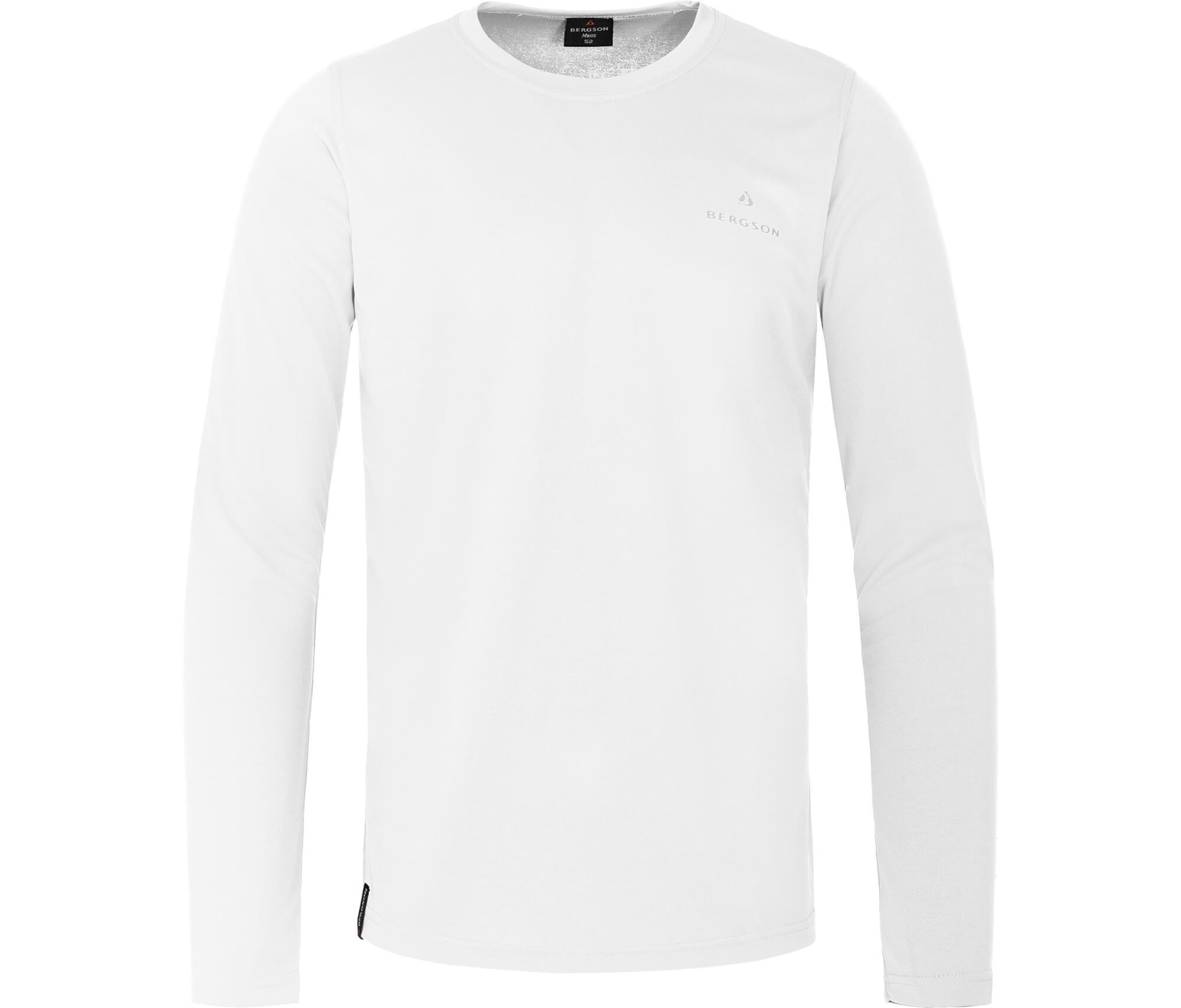 Langarm T-Shirt Pique, schnelltrocknend, pflegeleicht Weiß 2/3