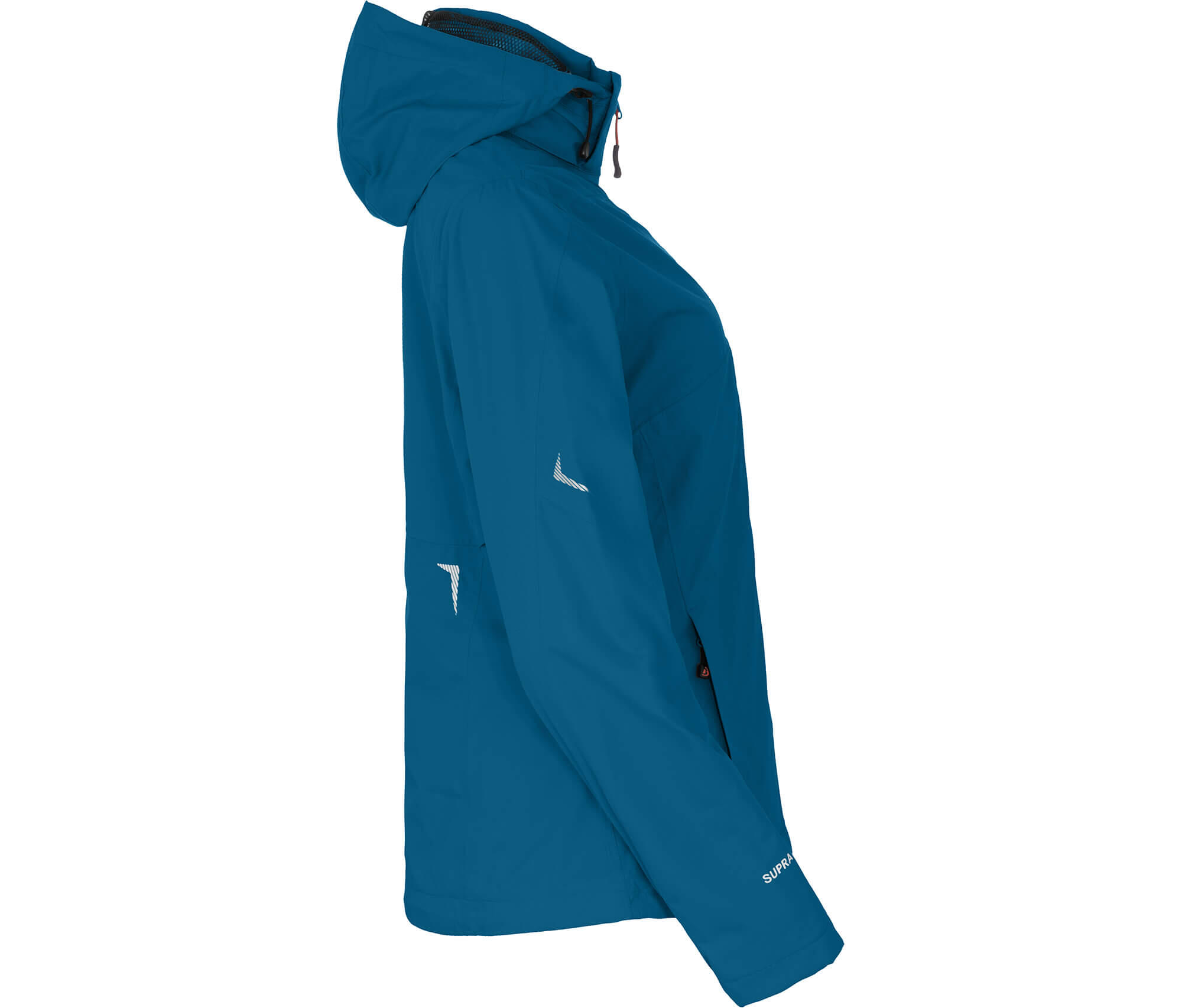 Rad-Regenjacke Netzfutter, 12000 mm Wassersäule Blau 4/7