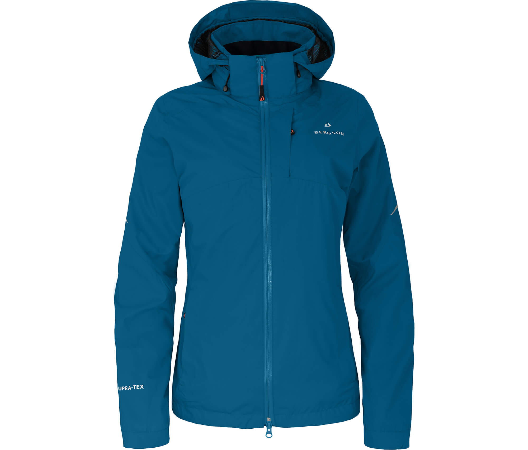Rad-Regenjacke Netzfutter, 12000 mm Wassersäule Blau 2/7