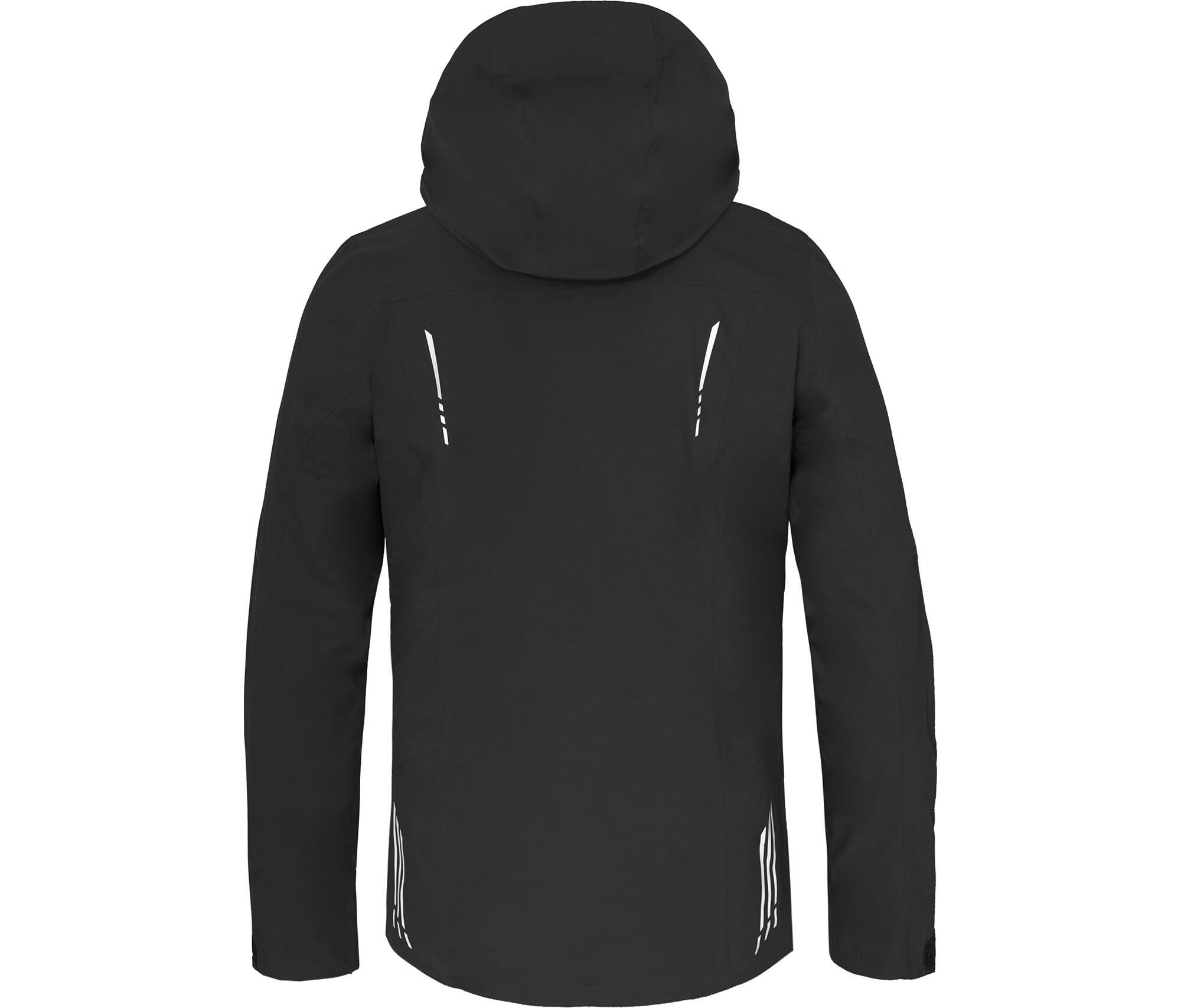 Regenjacke recycelt, Netzfutter, 20000 mm Wassersäule Schwarz 4/7
