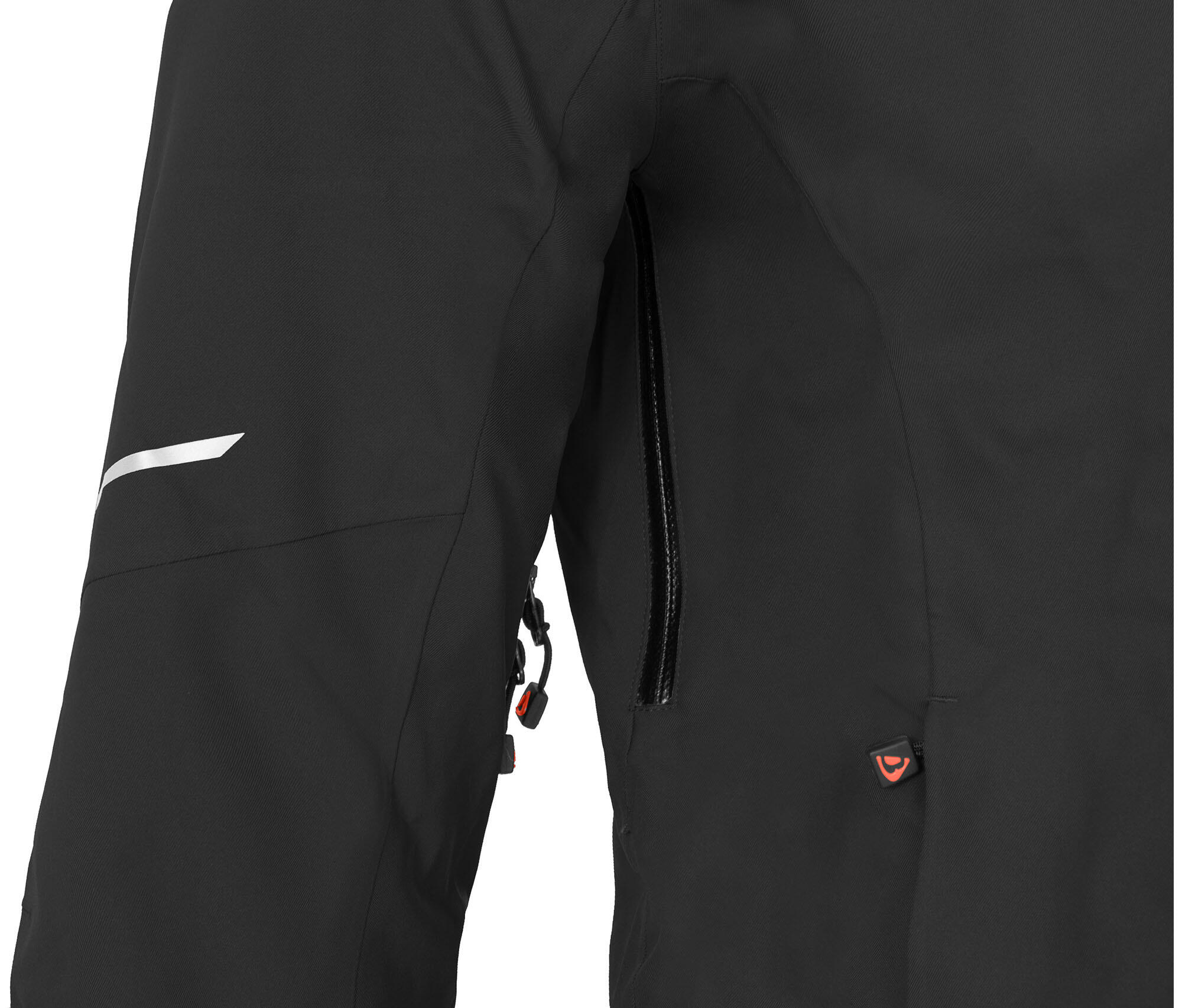 Regenjacke recycelt, Netzfutter, 20000 mm Wassersäule Schwarz 7/7