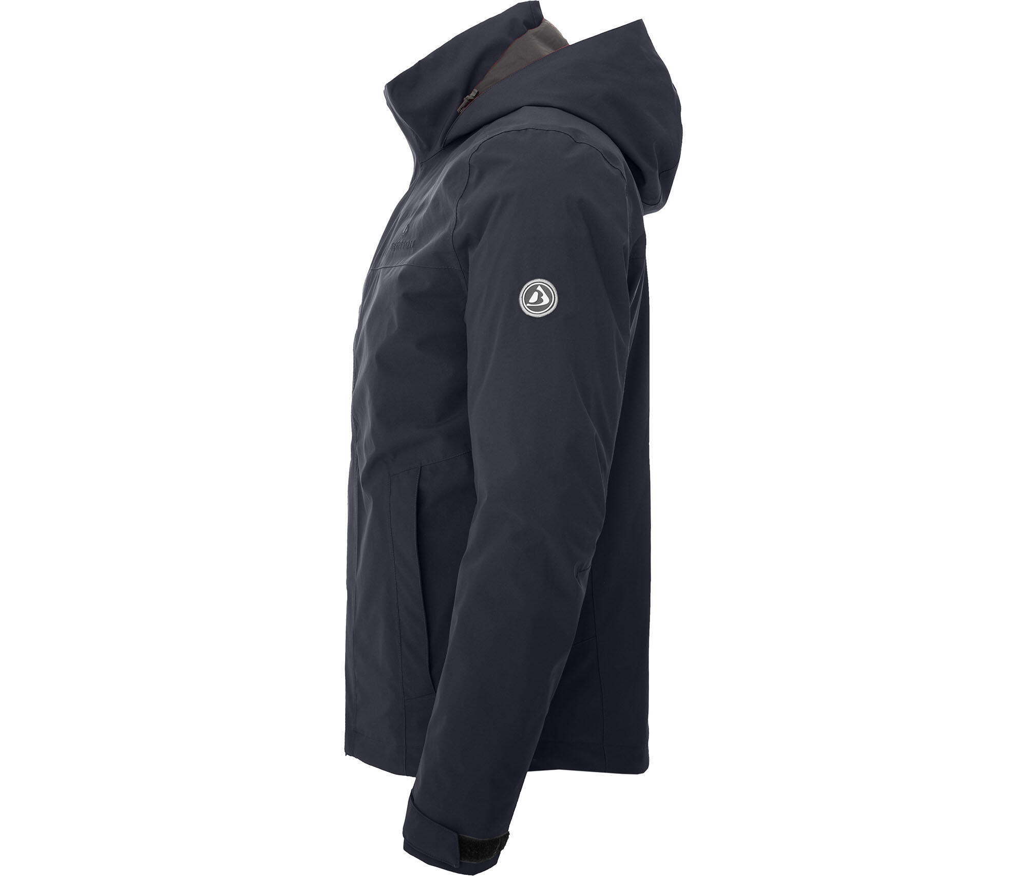Regenjacke mit Innen-Steppjacke, 20000mm Wassersäule Blau 3/7