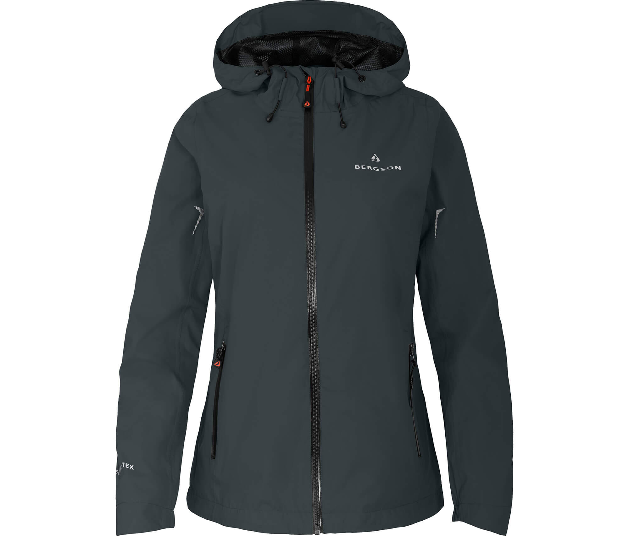 Regenjacke Netzfutter, 12000 mm Wassersäule grau 2/5