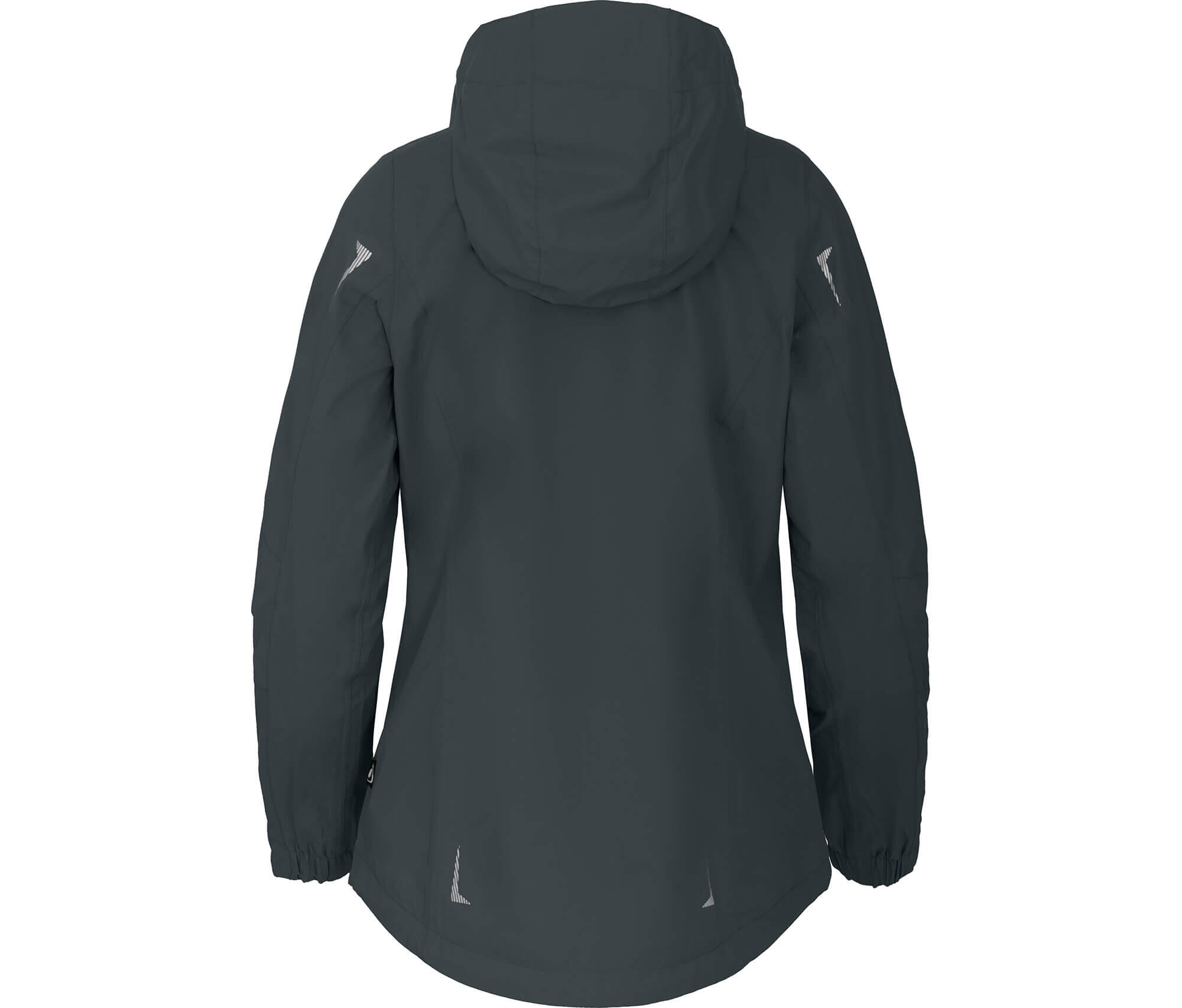 Regenjacke Netzfutter, 12000 mm Wassersäule grau 4/5