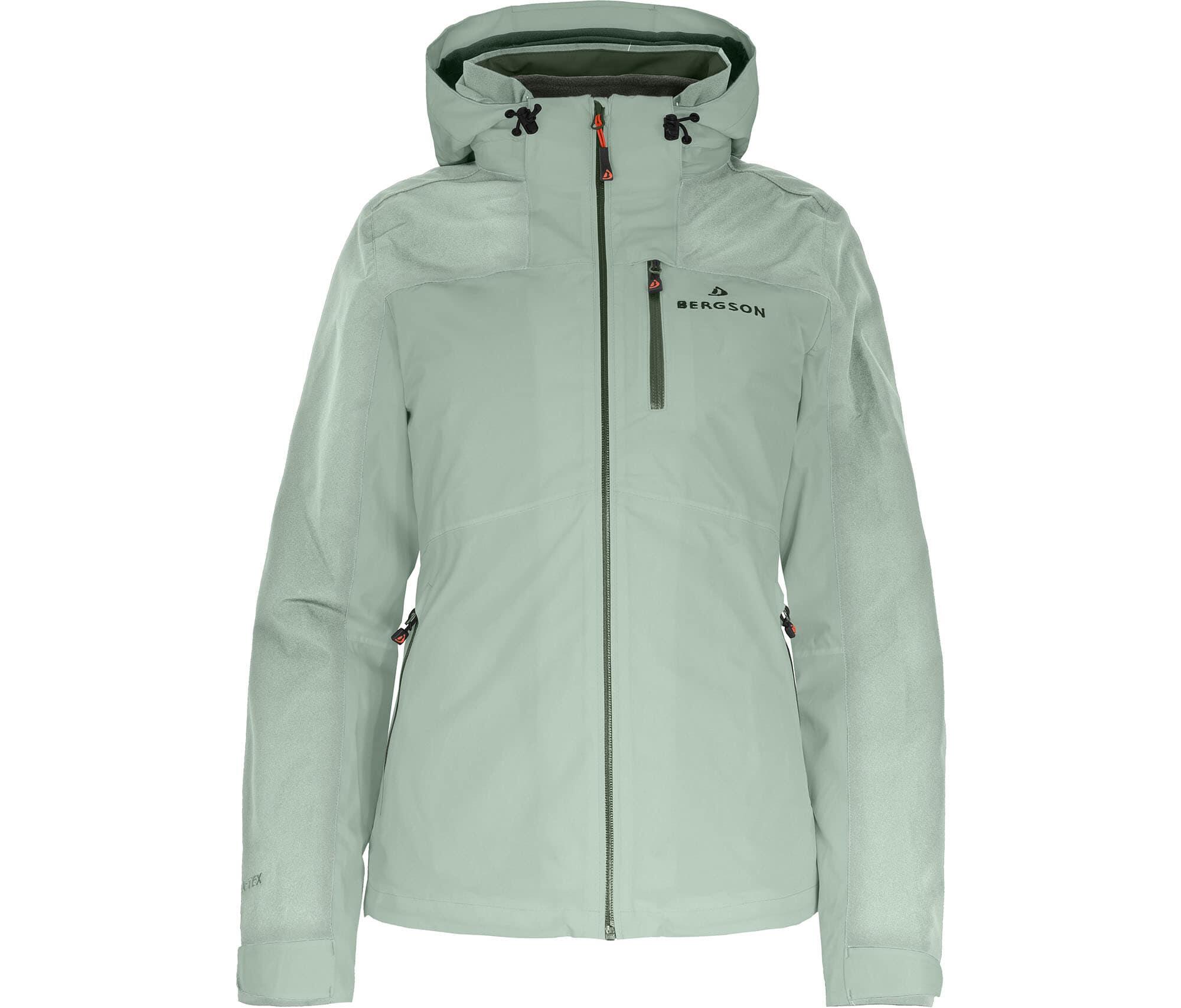 Regenjacke Fleece Innenjacke, 20000 mm Wassersäule Grün 2/6
