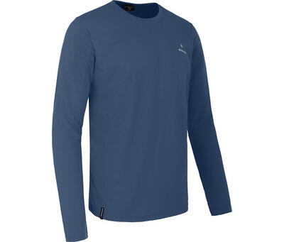 Langarm T-Shirt Pique, schnelltrocknend, pflegeleicht Schwarz