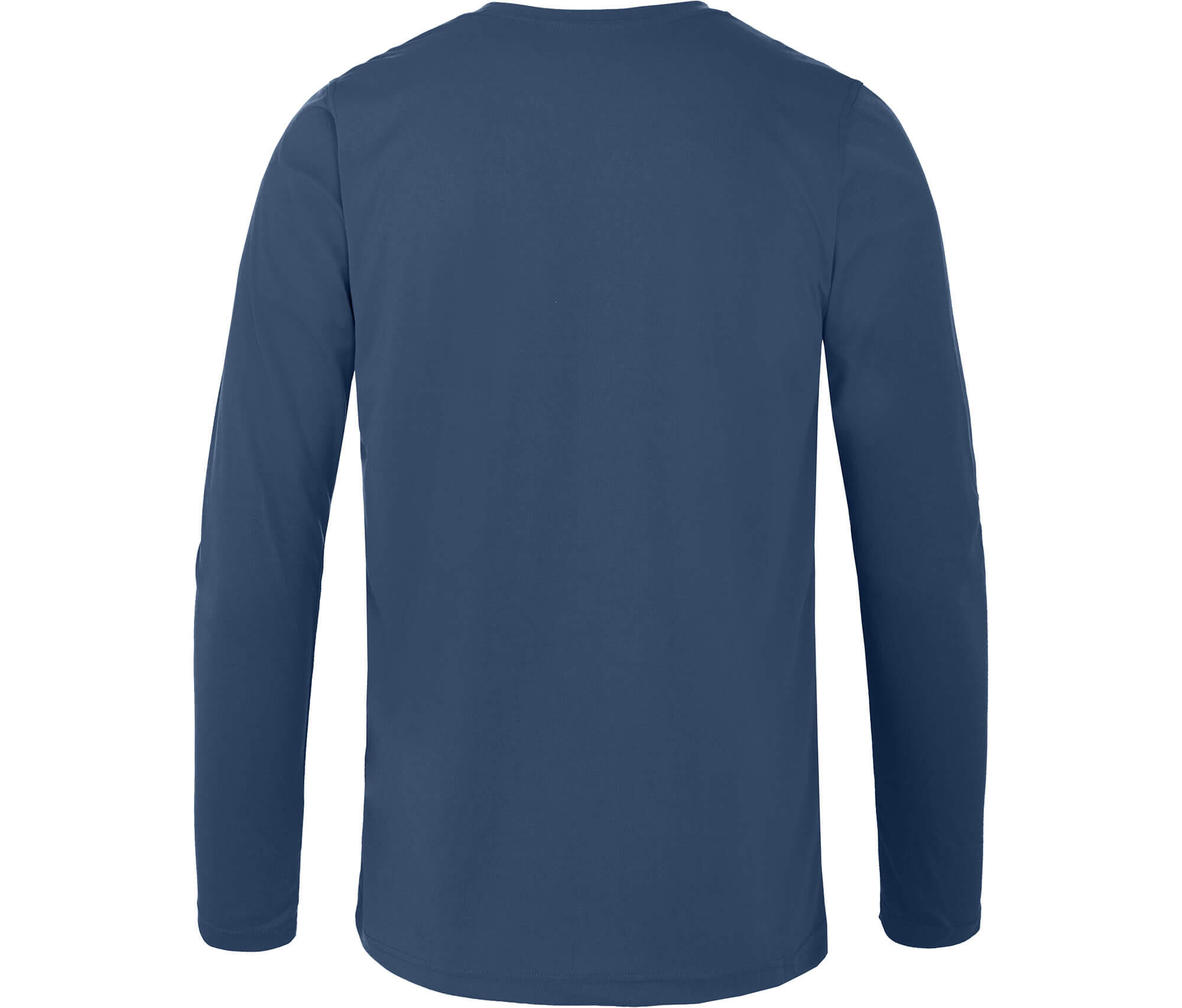 Langarm T-Shirt Pique, schnelltrocknend, pflegeleicht blau 3/3