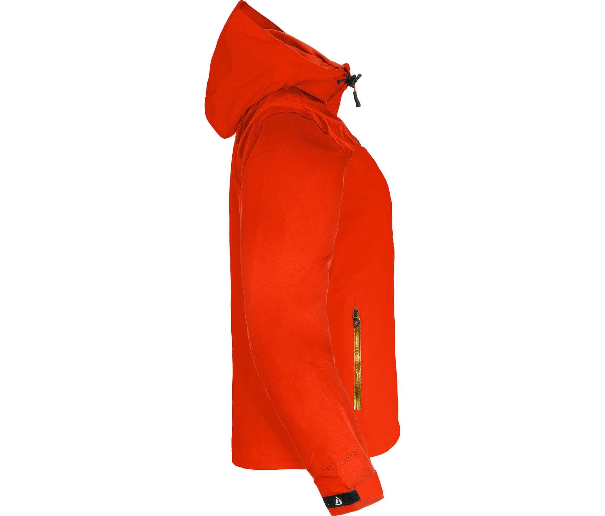 Regenjacke Fleece Innenjacke, 20000 mm Wassersäule rot 3/6