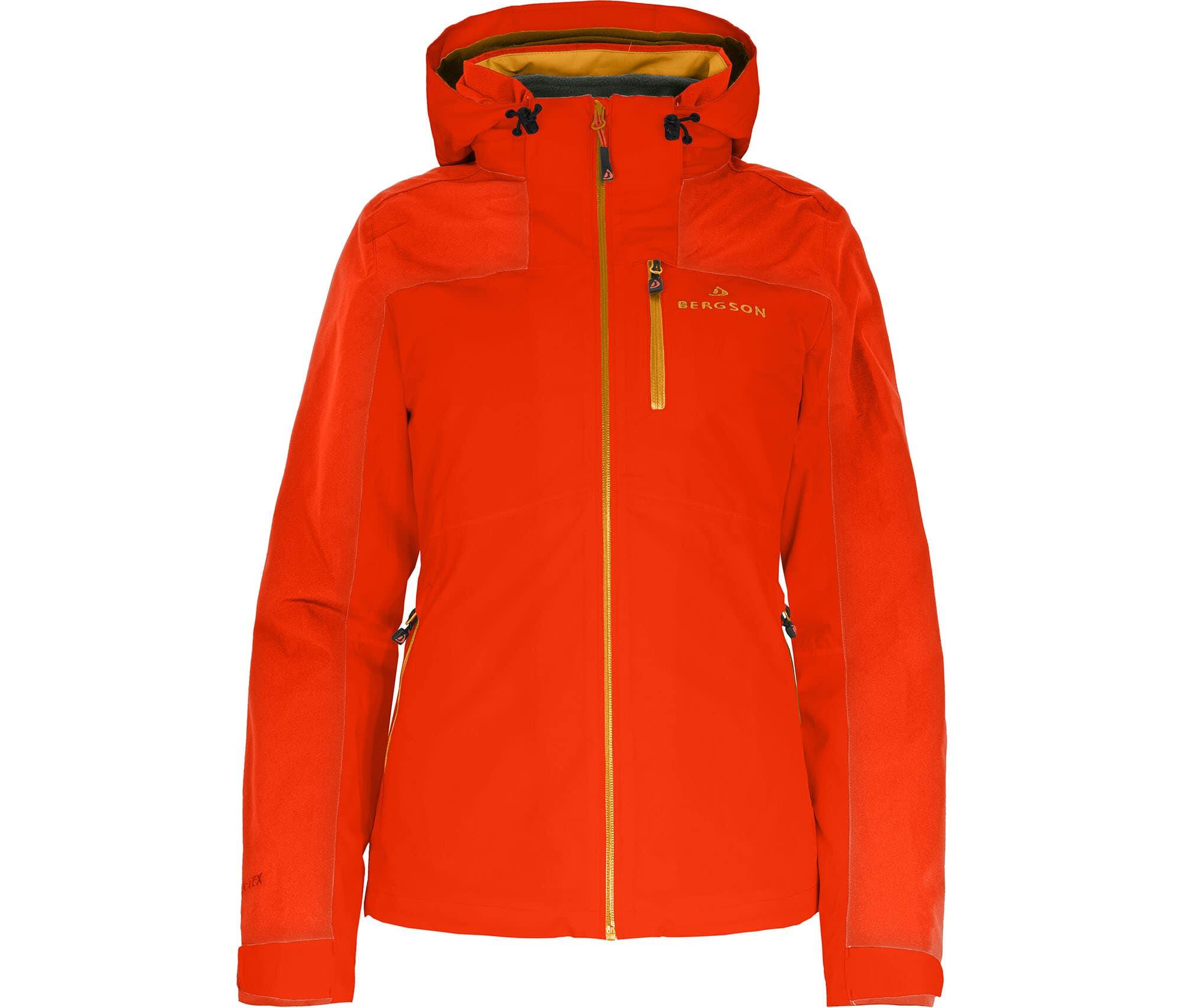 Regenjacke Fleece Innenjacke, 20000 mm Wassersäule rot 2/6