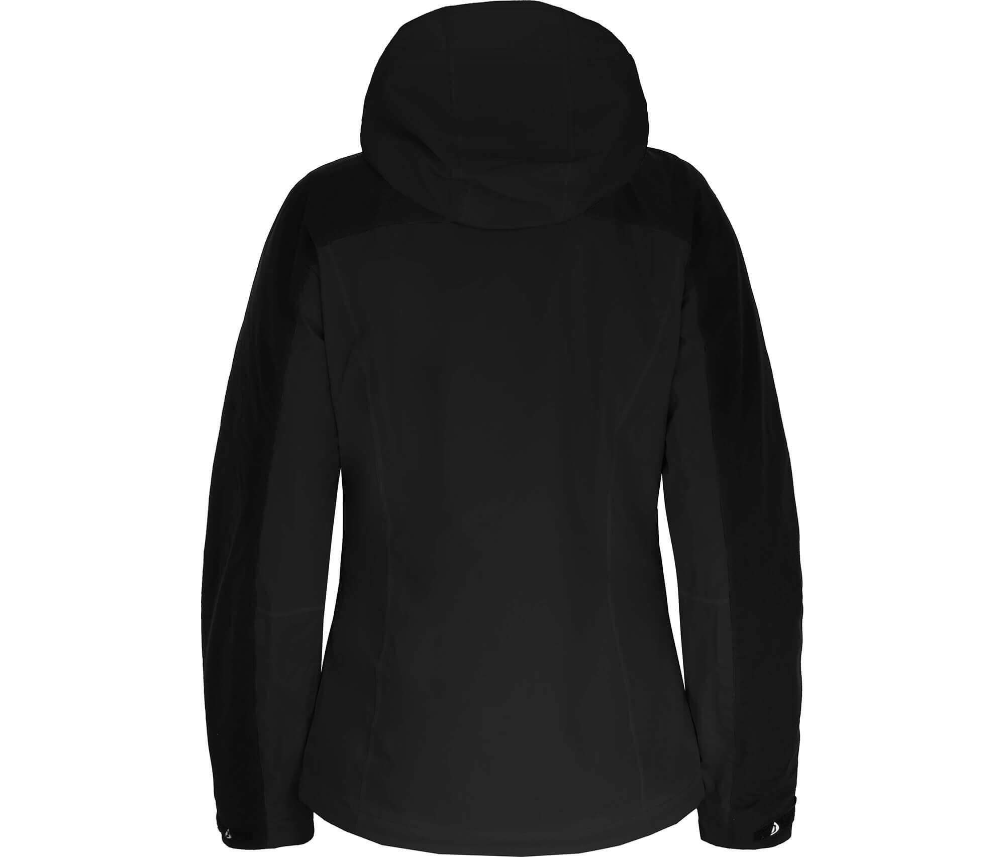 Regenjacke Fleece Innenjacke, 20000 mm Wassersäule Schwarz 4/7