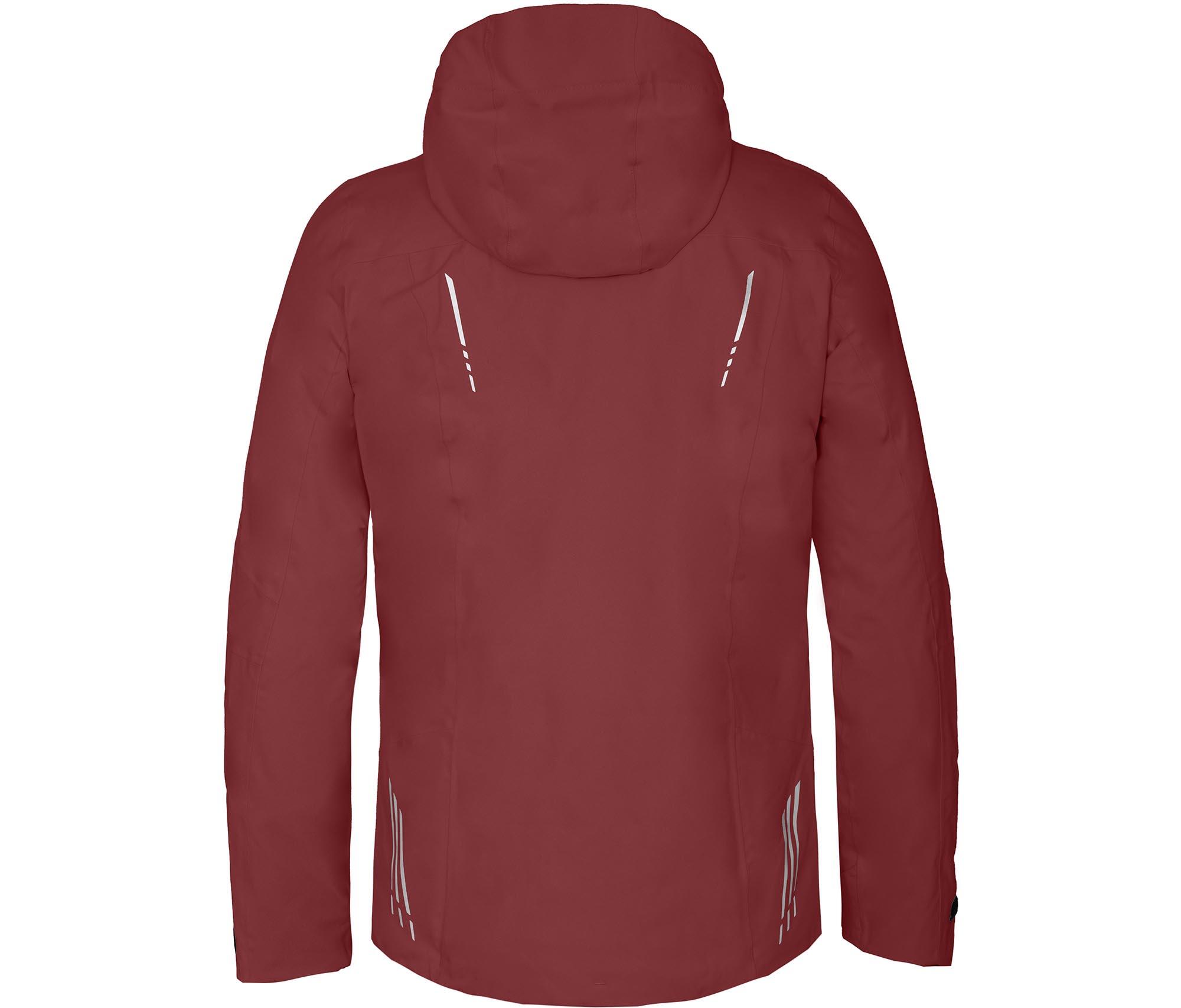 Regenjacke leicht wattiert, recycelt, 20000 mm Wassersäule Braun 4/7