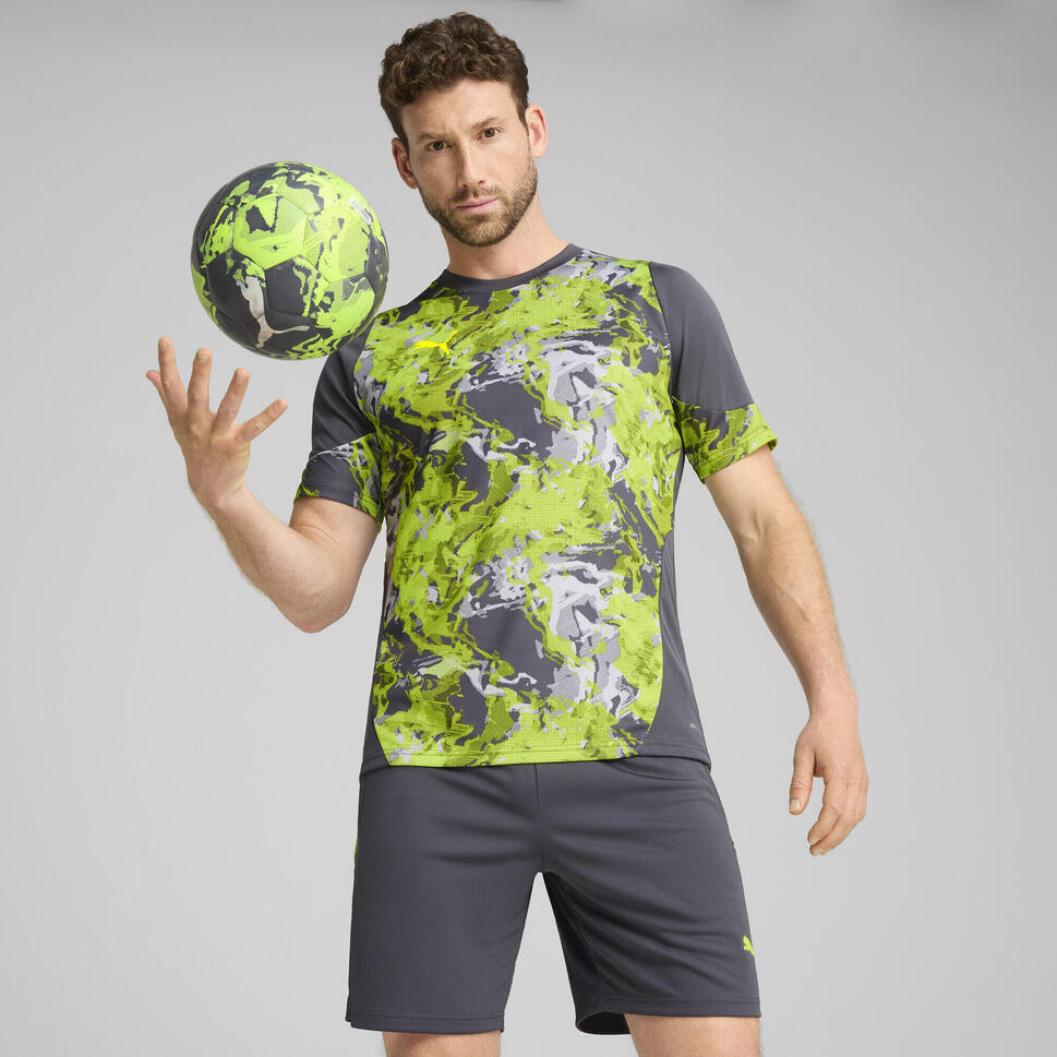 Męska koszulka piłkarska individualCUP PUMA Galactic Gray