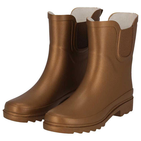 Chelsea Gummistiefel Damen - Metallic - 100% Gummi - Festivalstiefel