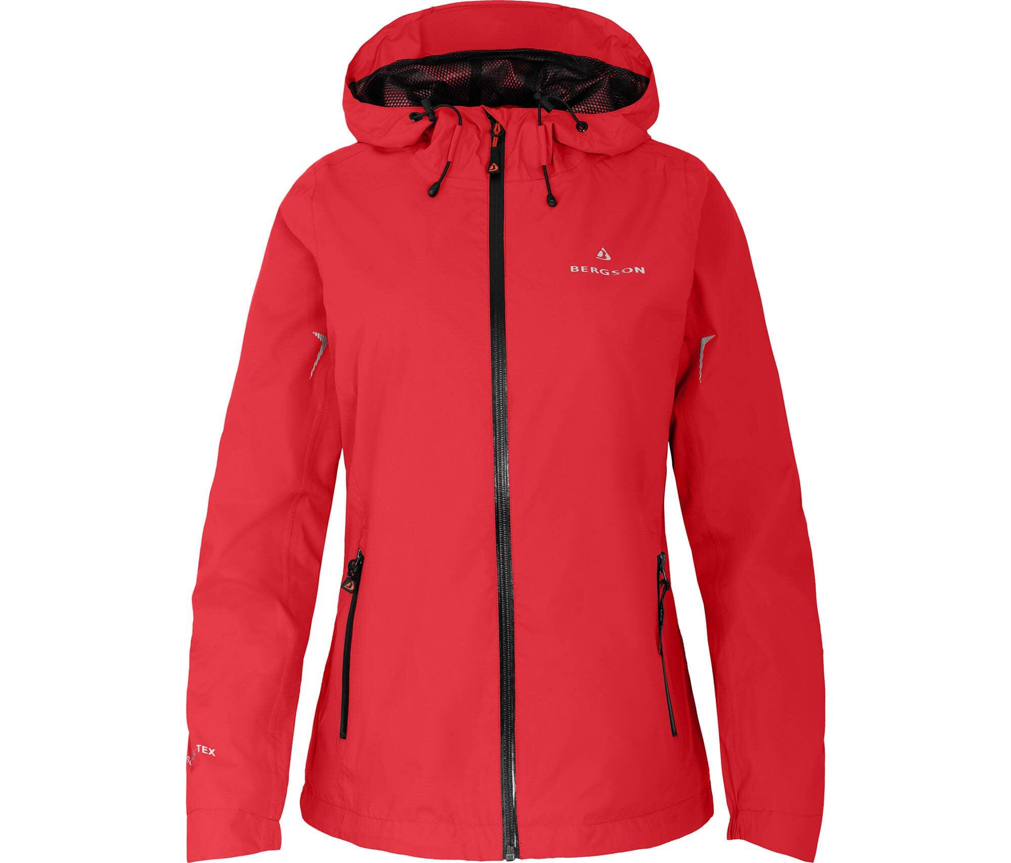 Regenjacke Netzfutter, 12000 mm Wassersäule rot 2/5