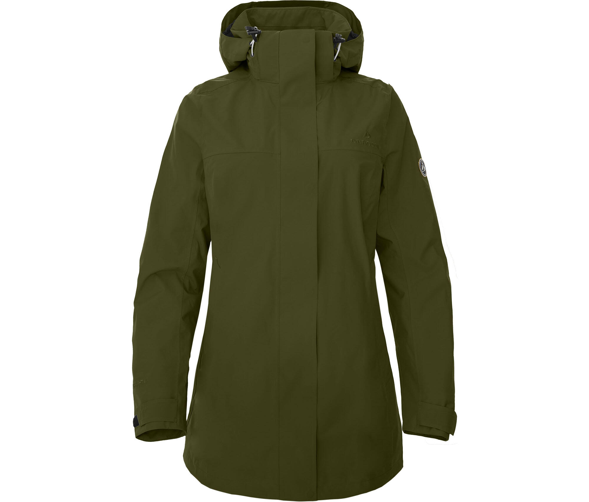 Sommer-Parka wasserdicht, leichtes Netzfutter, 20000 Wassersäule gün 2/5