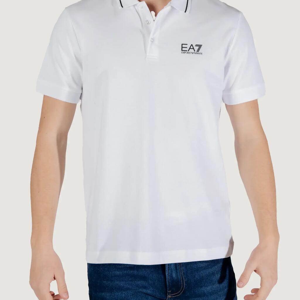 short-sleeved polo shirt  WHITE