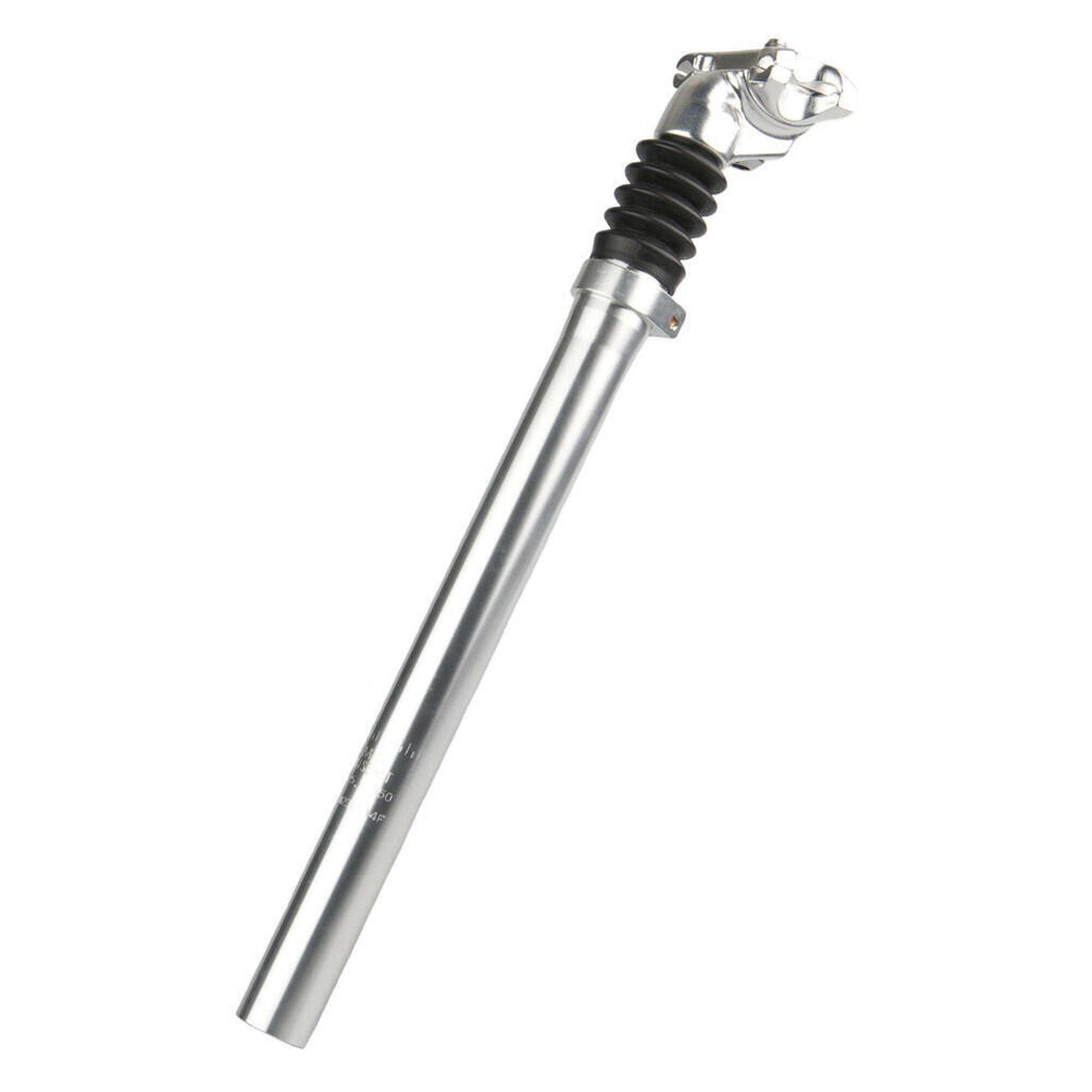 Kalloy Tige de Selle à Ressort 350mm 25.4 - Argent pour Vélos