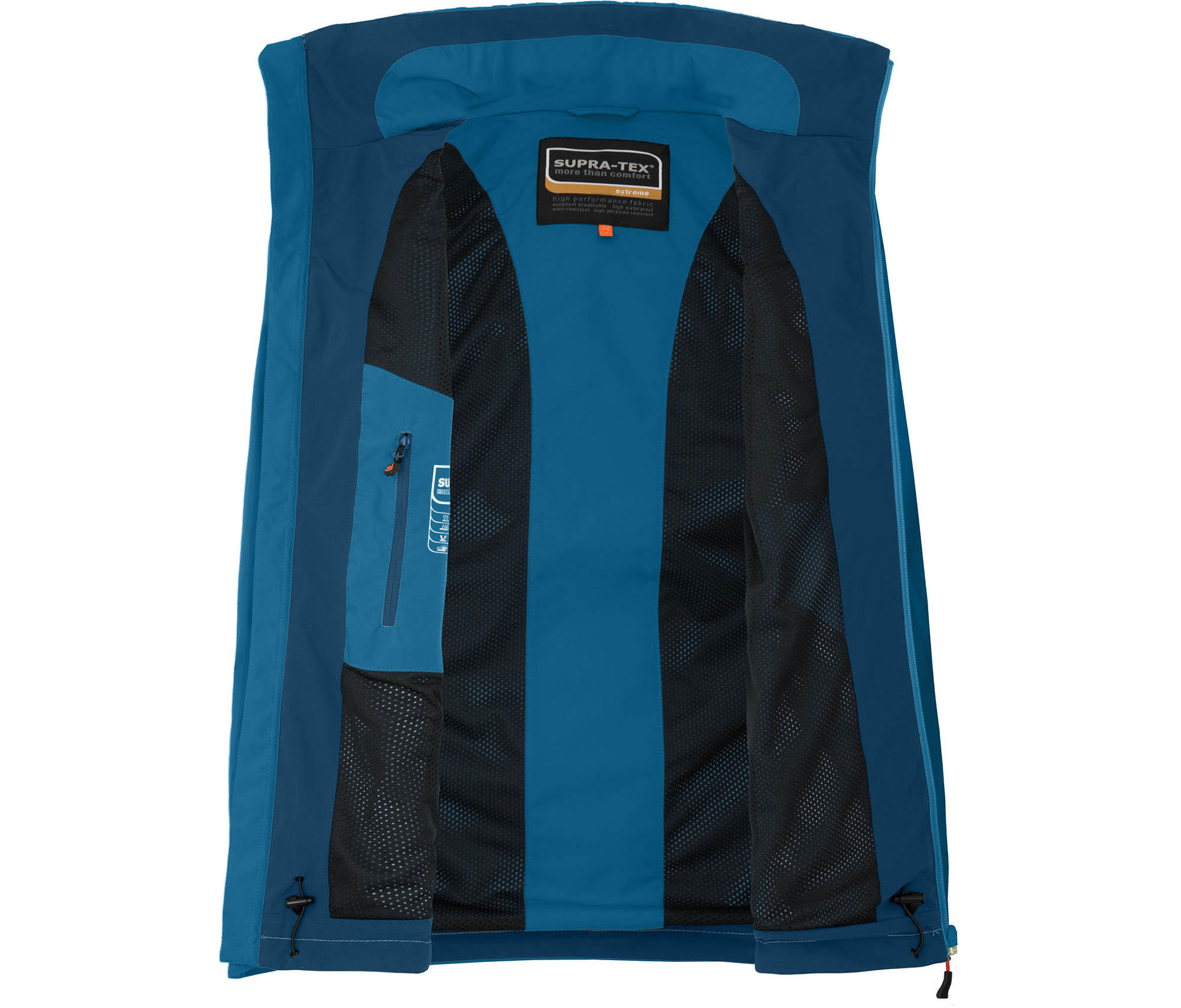 Regenjacke Netzfutter, 20000 mm Wassersäule Blau 4/4