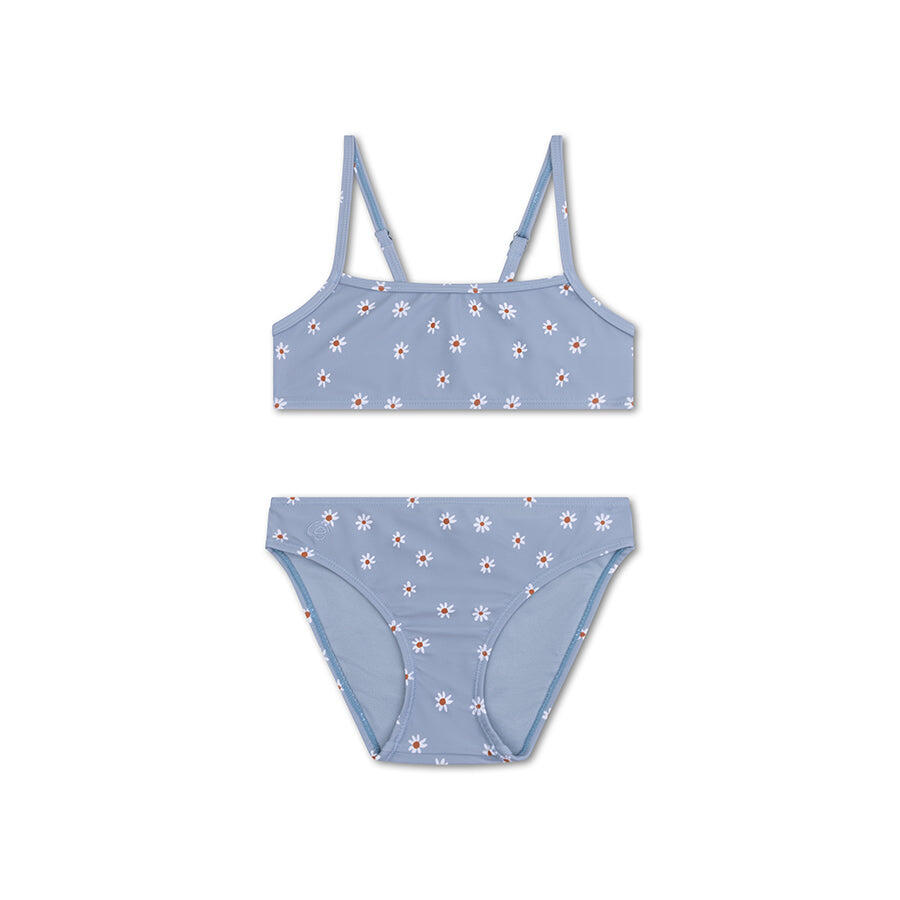 SWIM ESSENTIALS Swim Essentials | Bikini Fiori UV Blu Bambina