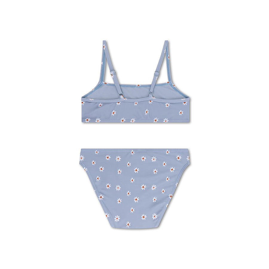Swim Essentials Bikini - Blu - Fiore di margherita - 110/116 7/7