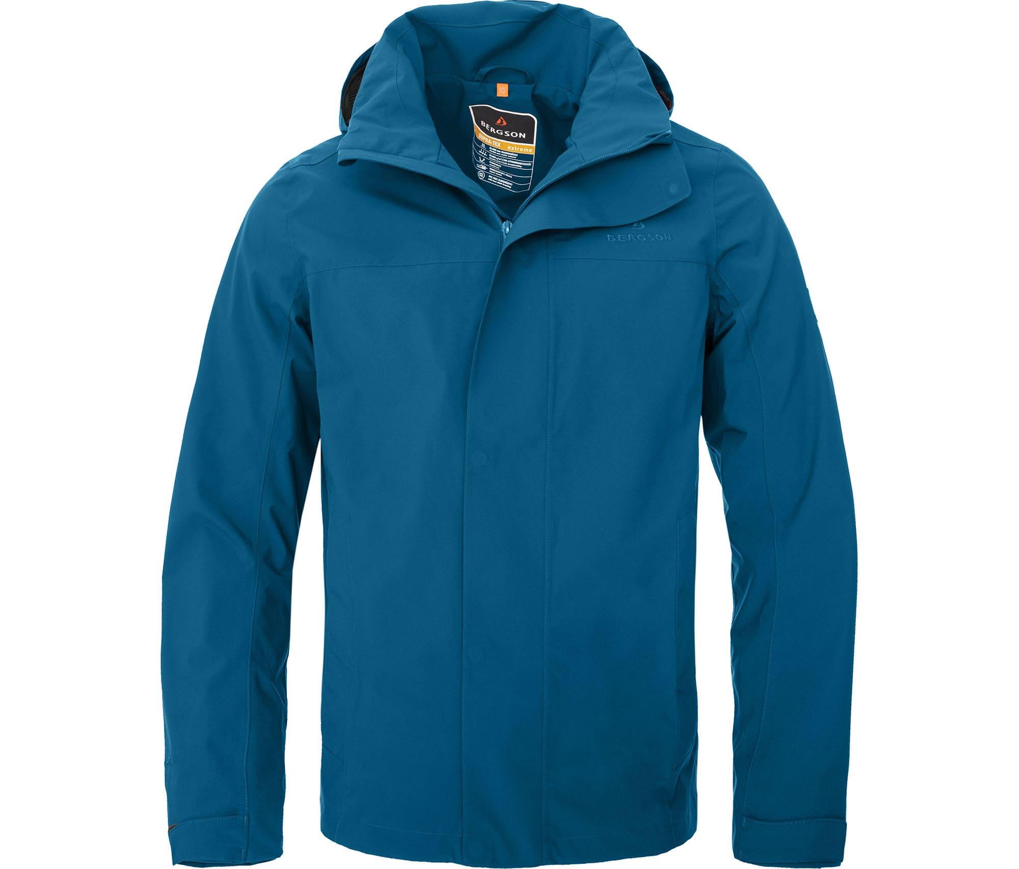 Regenjacke Netzfuttter, 20000 mm Wassersäule Blau 2/5