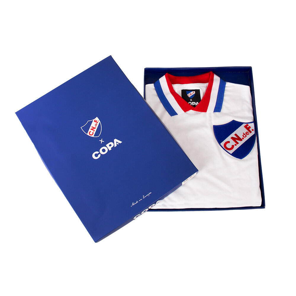 Retro Voetbalshirt - Heren - Club Nacional de Football 1972 - Wit 6/7