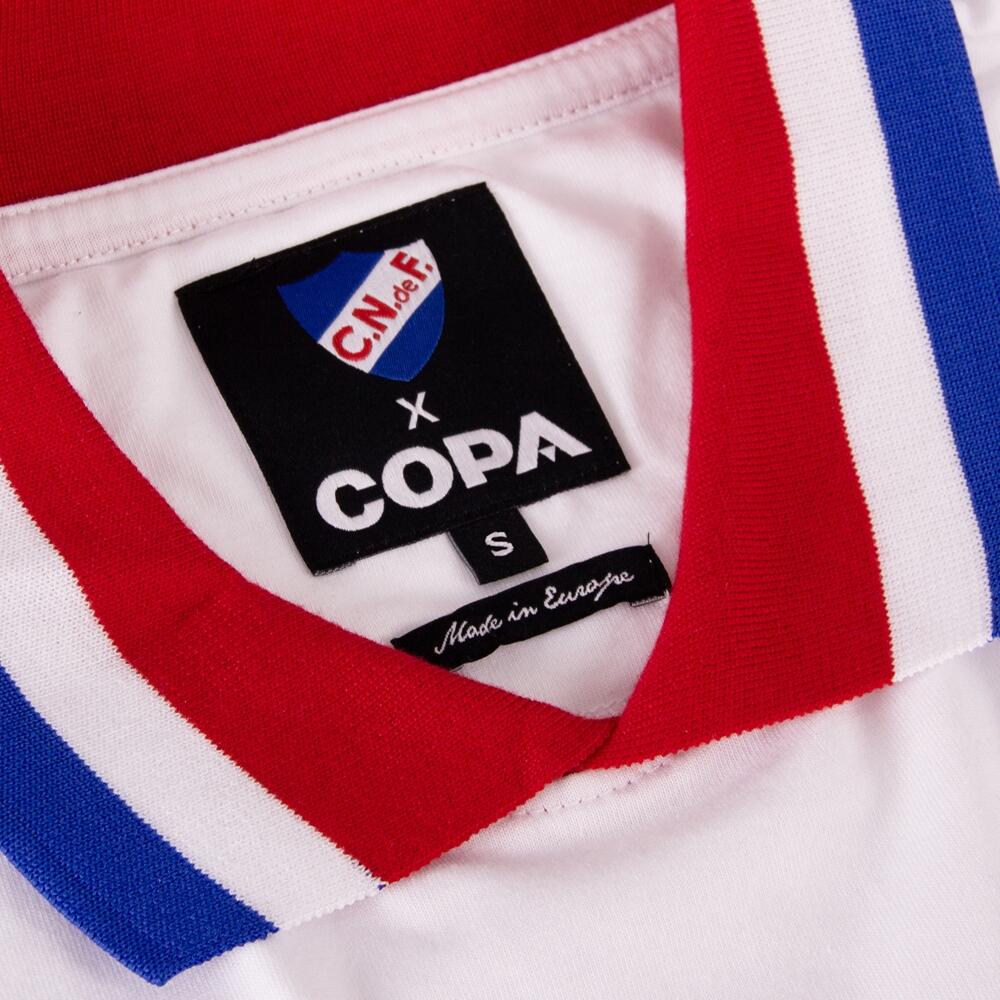Retro Voetbalshirt - Heren - Club Nacional de Football 1972 - Wit 5/7