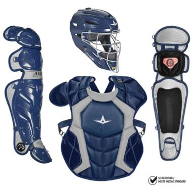 All star ckccpro1 professional catcher's kit color navy