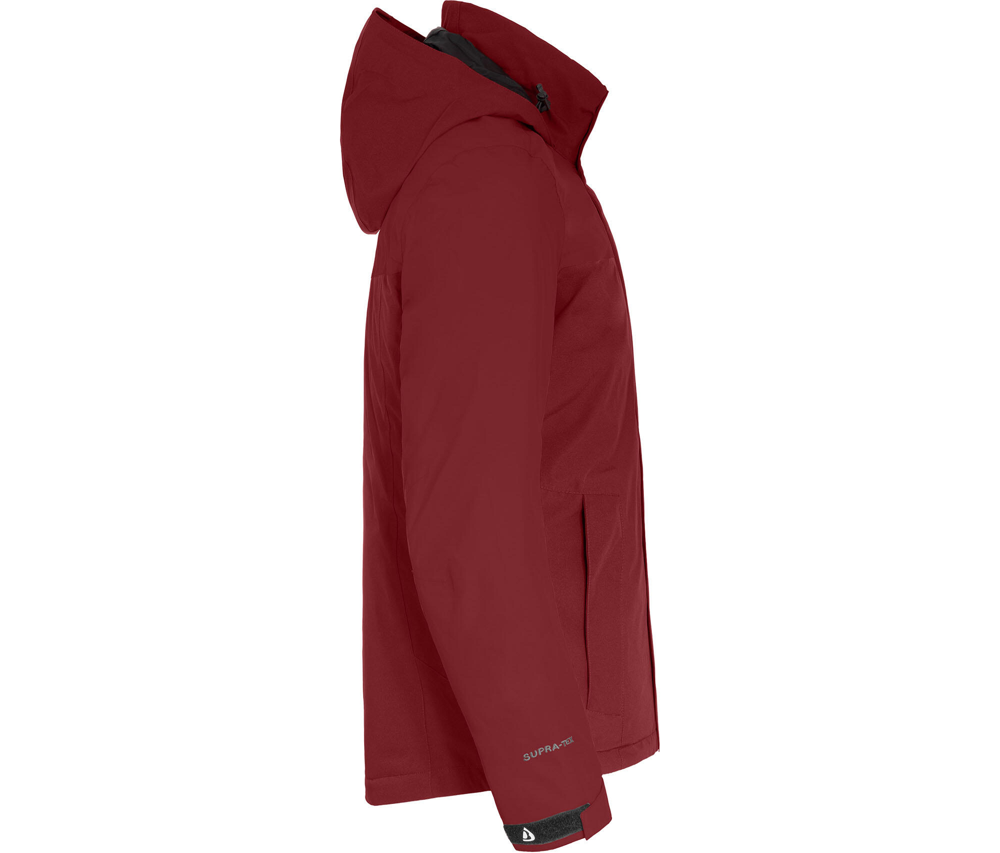Winter-Regenjacke warm wattiert, 20000 mm Wassersäule, Innen Steppung Rot 3/6