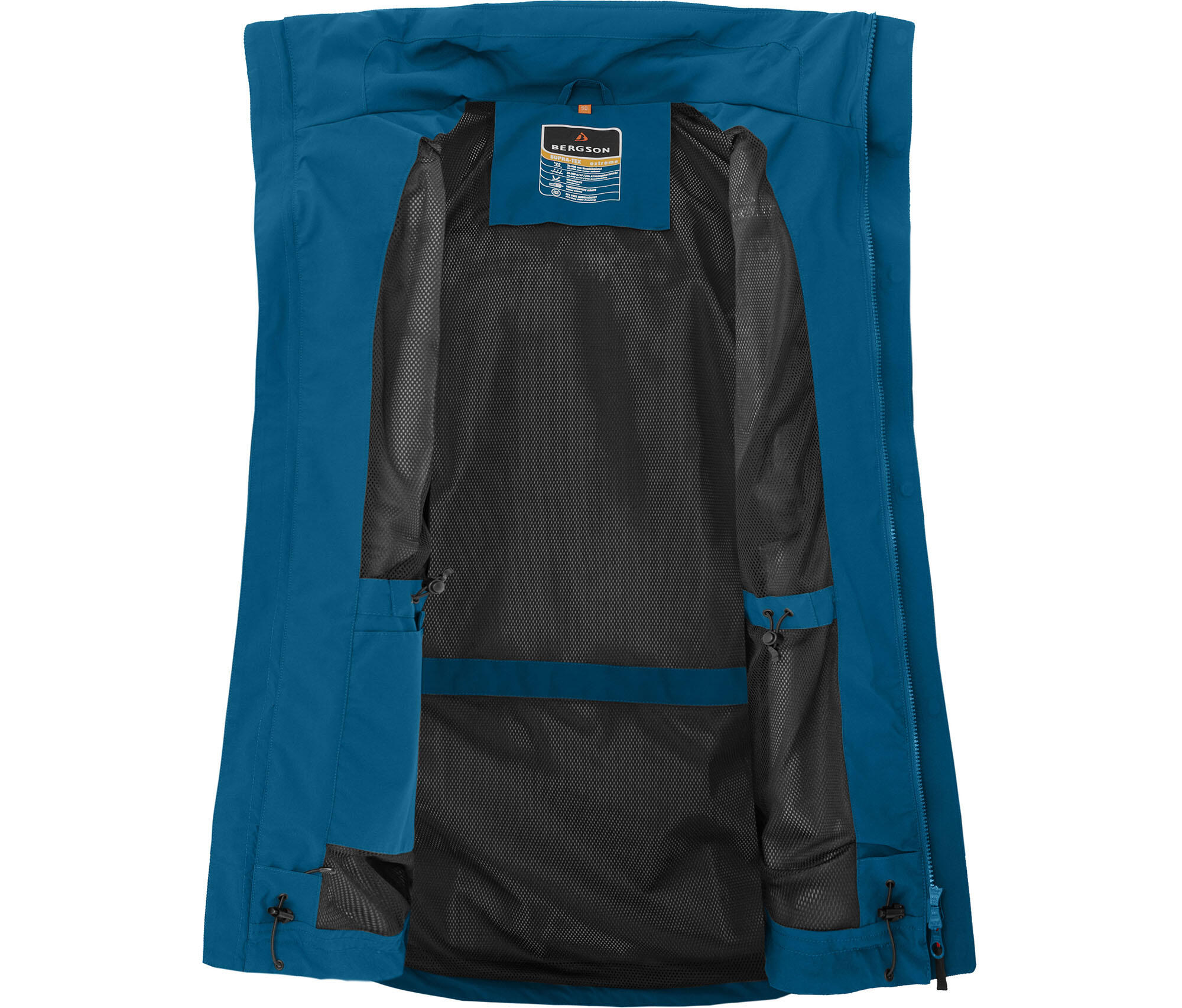 Sommer-Parka Netzfutter, 20000 mm Wassersäule Blau 5/5